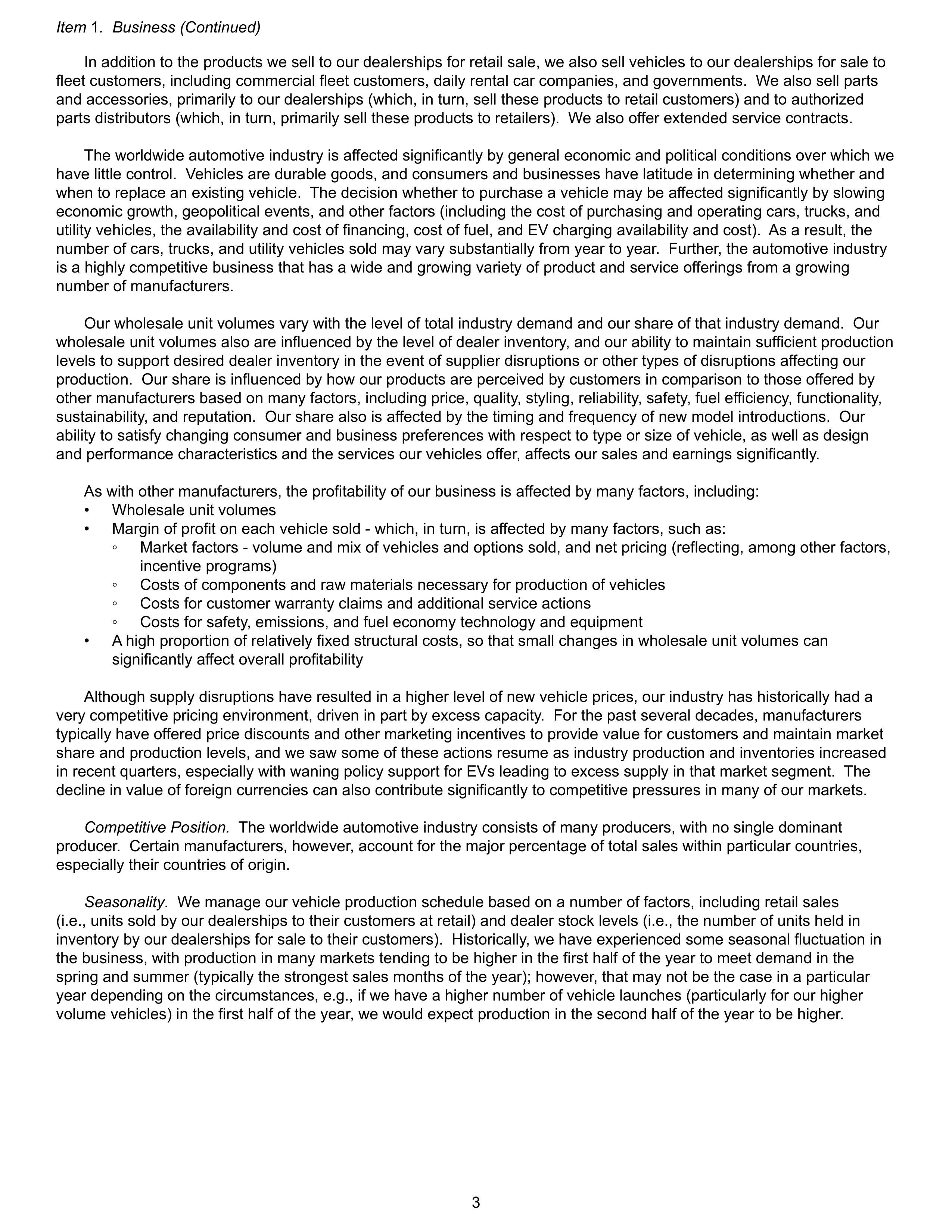 Ford Annual Report — page 9
