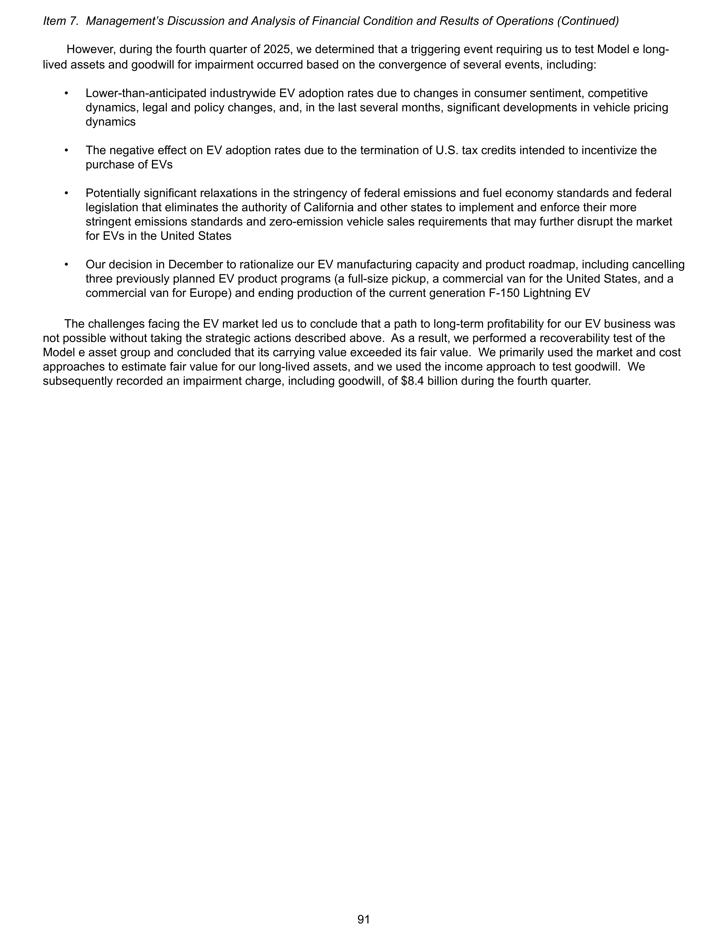 Ford Annual Report — page 97