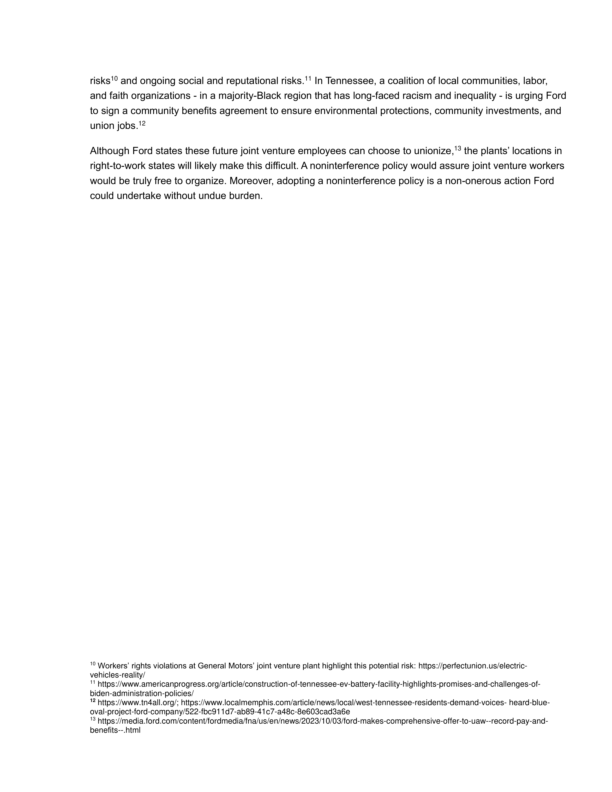 Ford Motor Proposal  — page 10