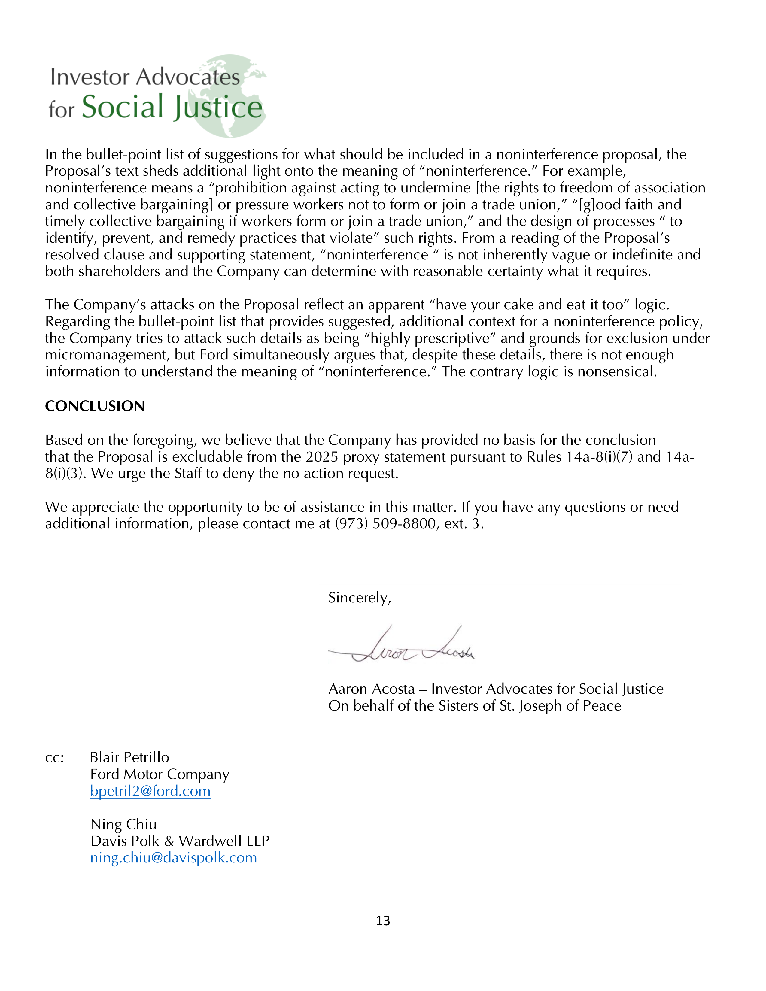 Ford Motor Proposal  — page 23