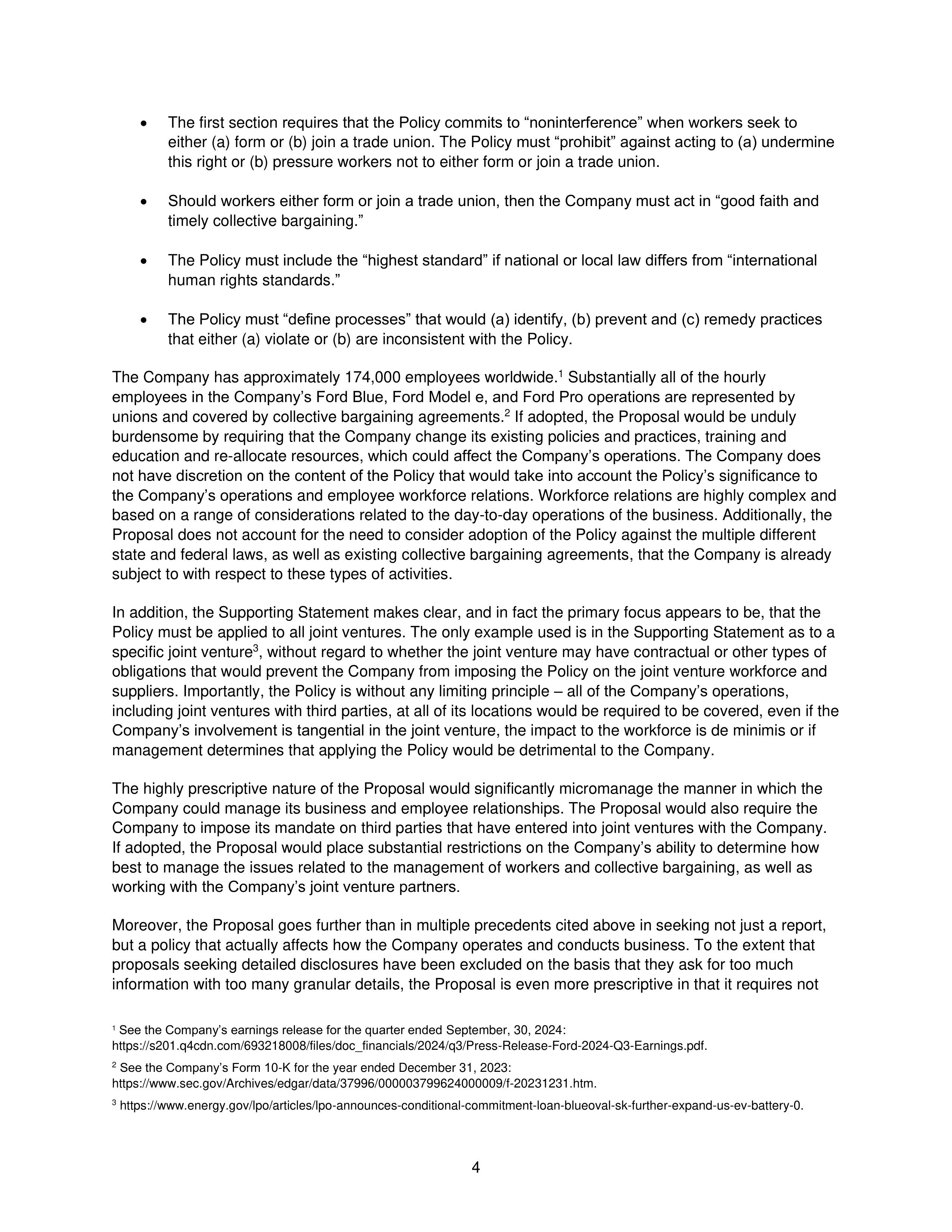 Ford Motor Proposal  — page 5