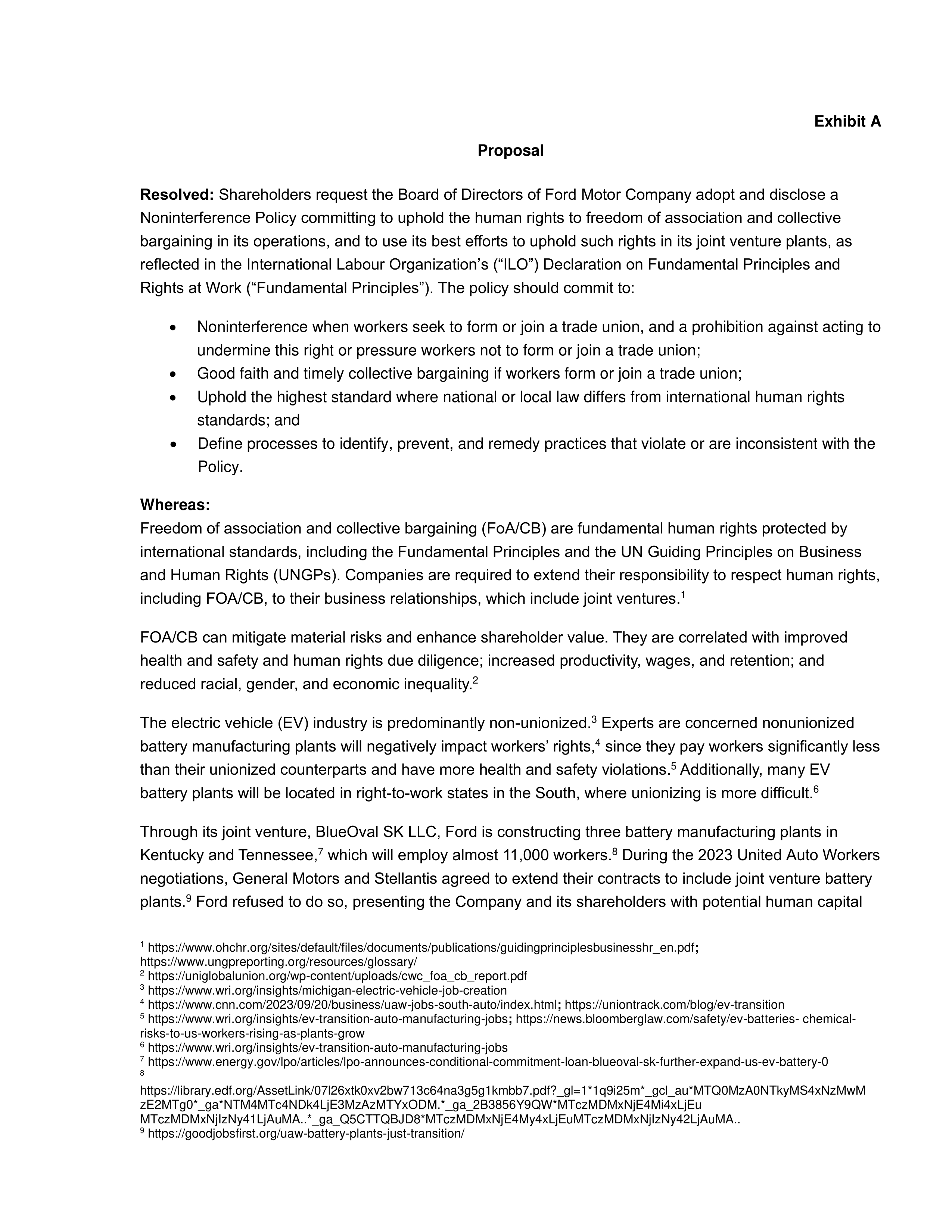 Ford Motor Proposal  — page 9