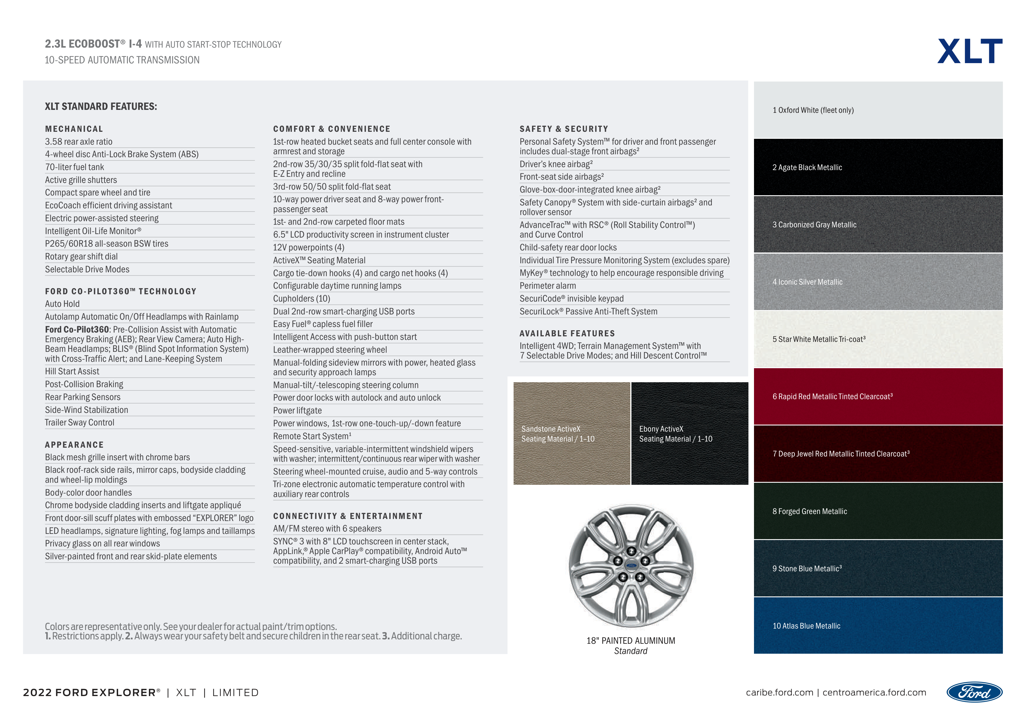 Ford Explorer SUV Brochure — page 14