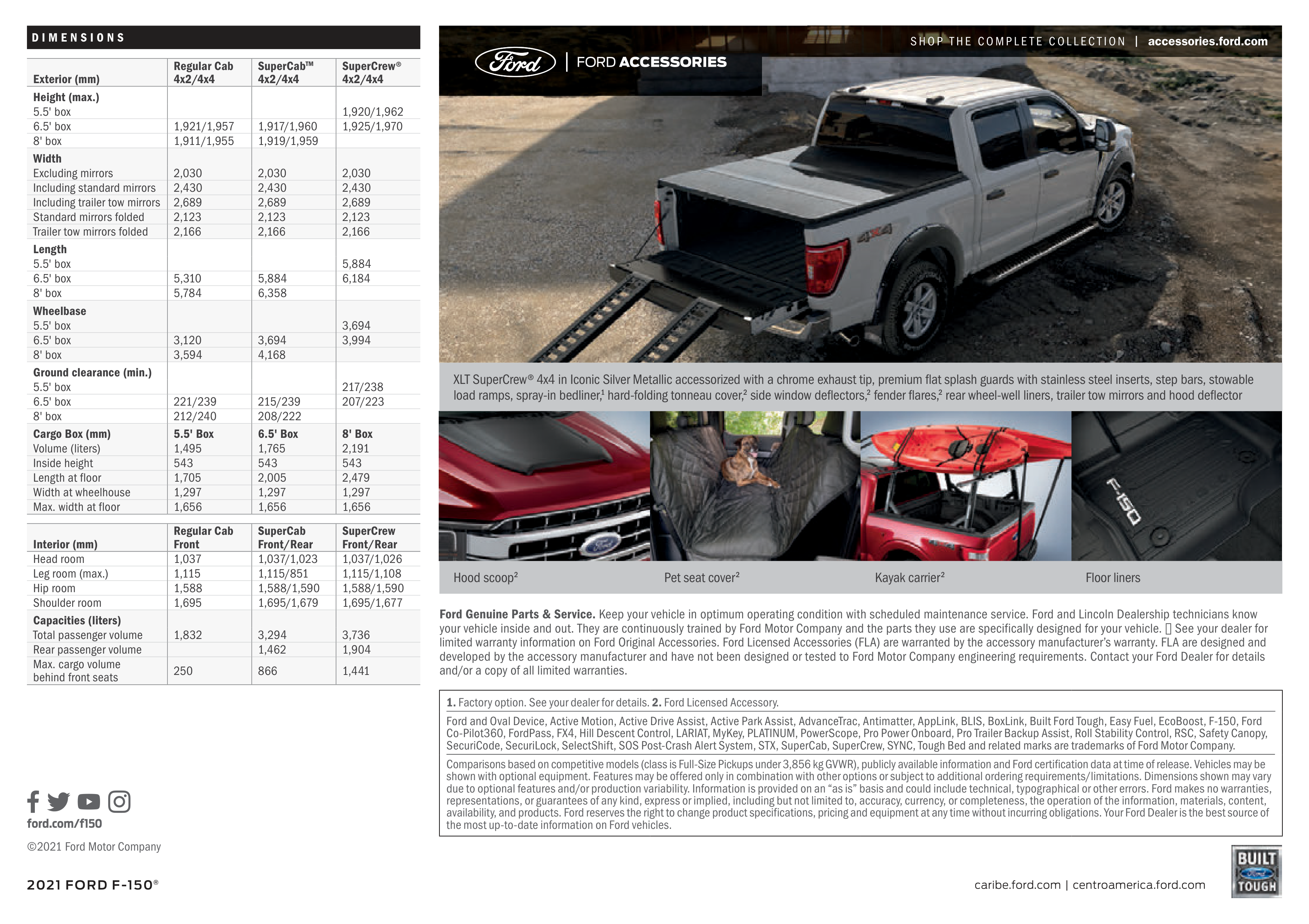 Ford F-150 Pickup Truck Brochure — page 21