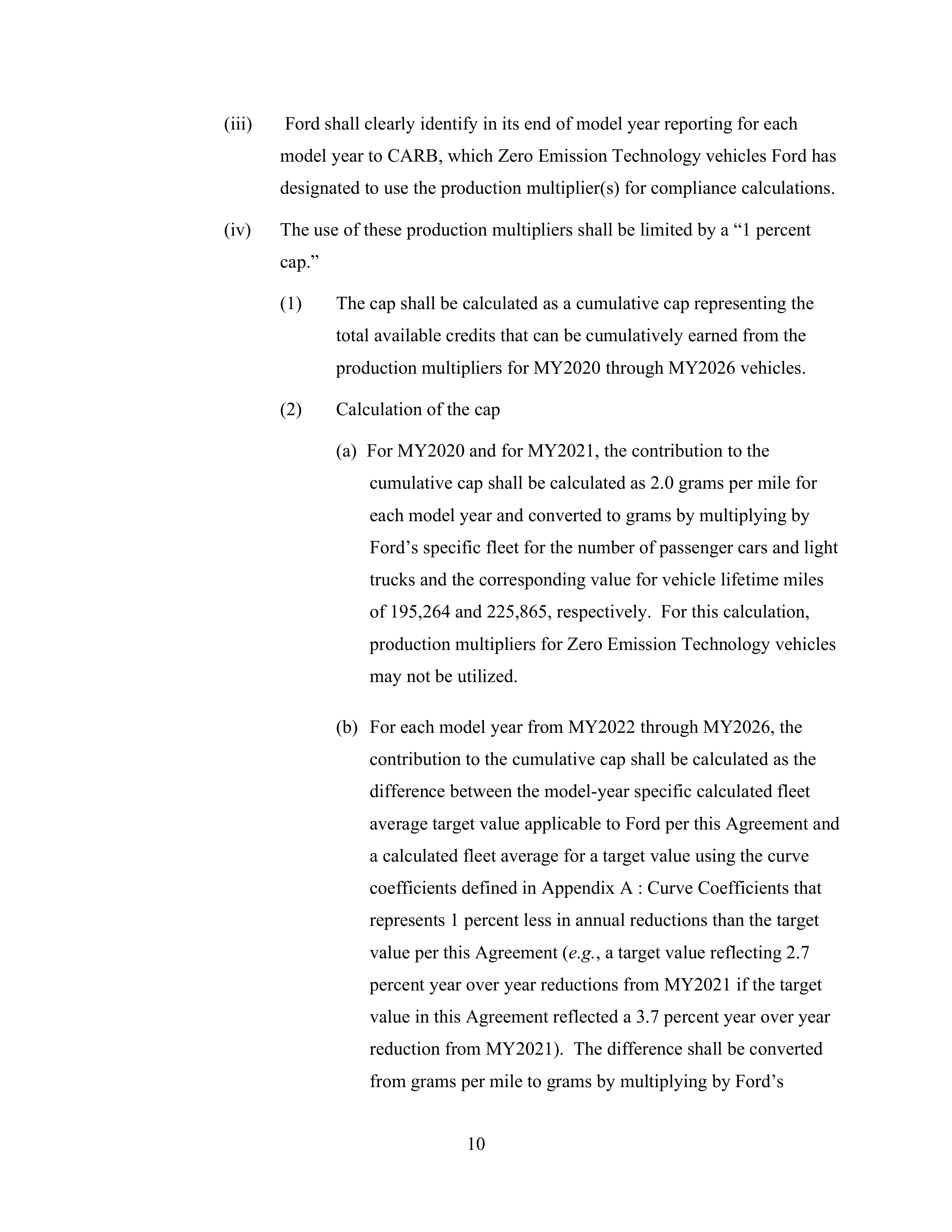 Ford Framework Agreement — page 10