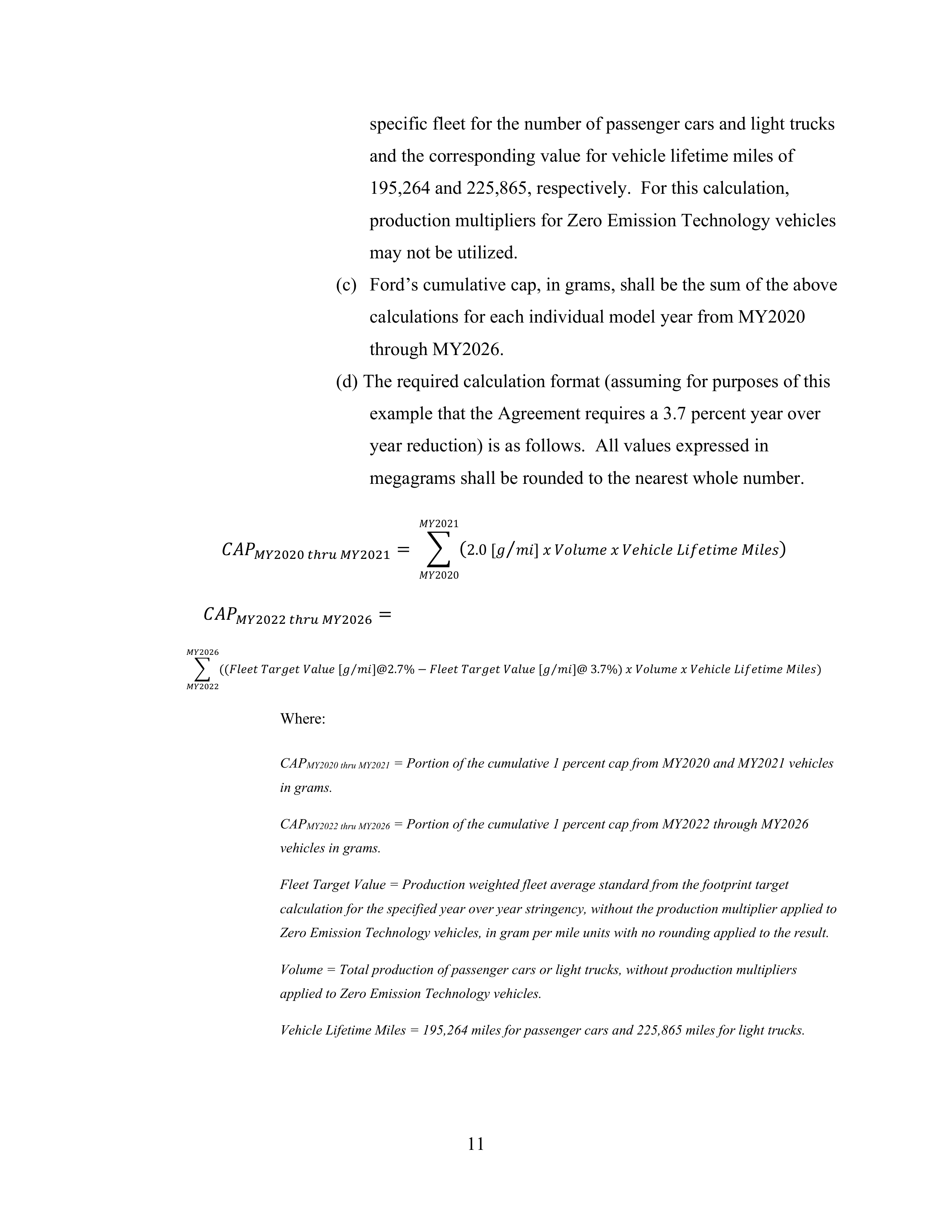 Ford Framework Agreement — page 11