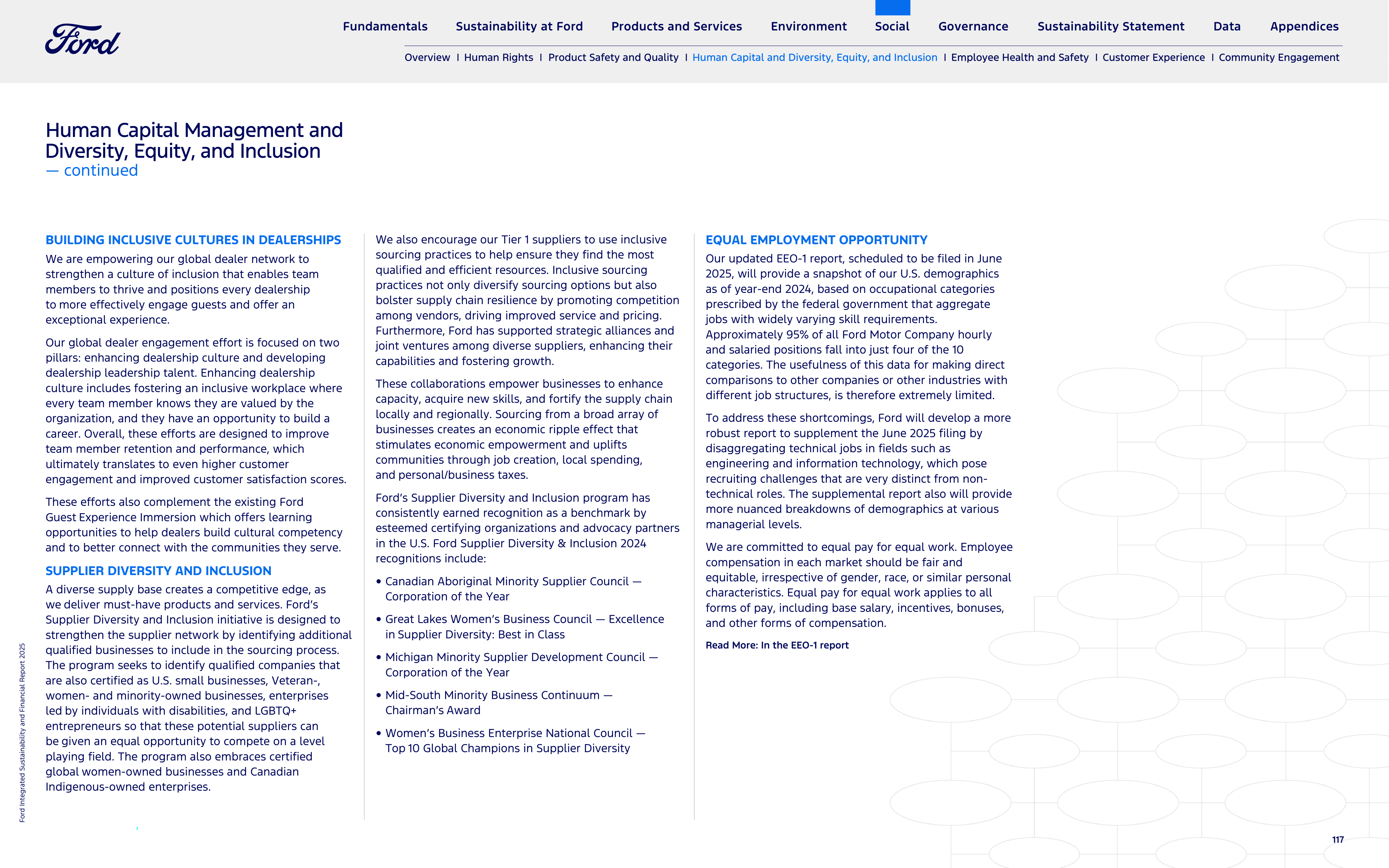 Ford Integrated Sustainability and Financial Report — page 117