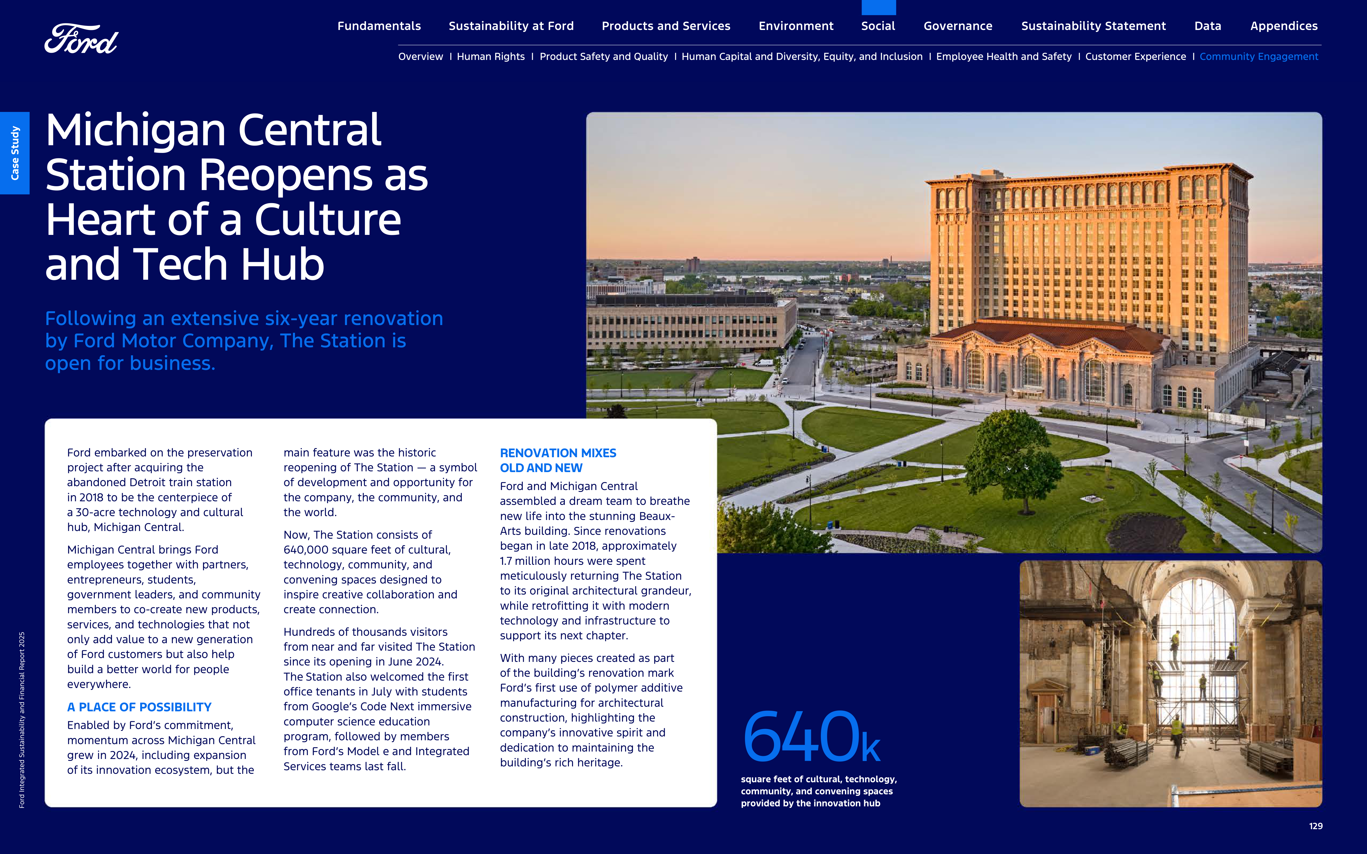 Ford Integrated Sustainability and Financial Report — page 129