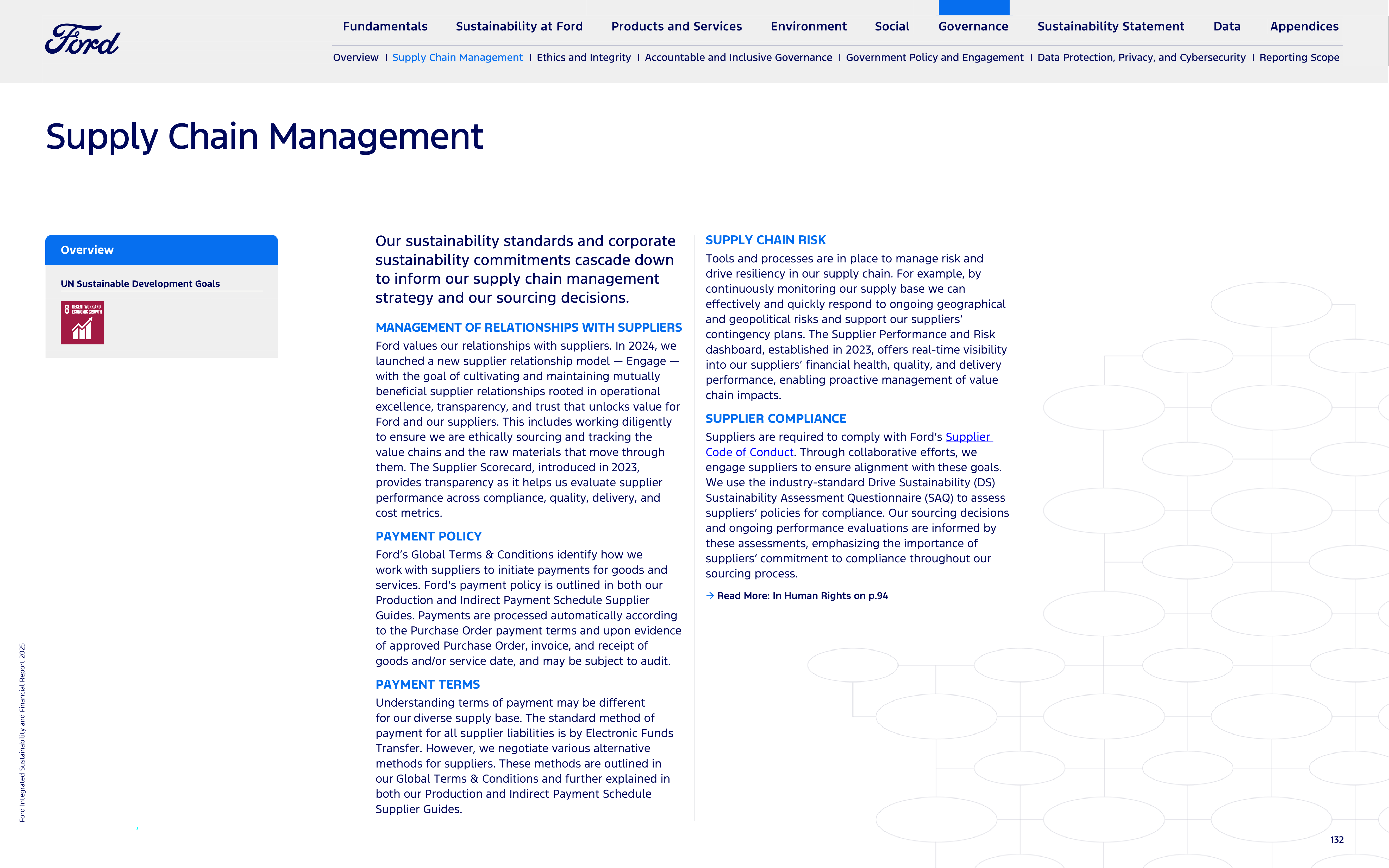 Ford Integrated Sustainability and Financial Report — page 132