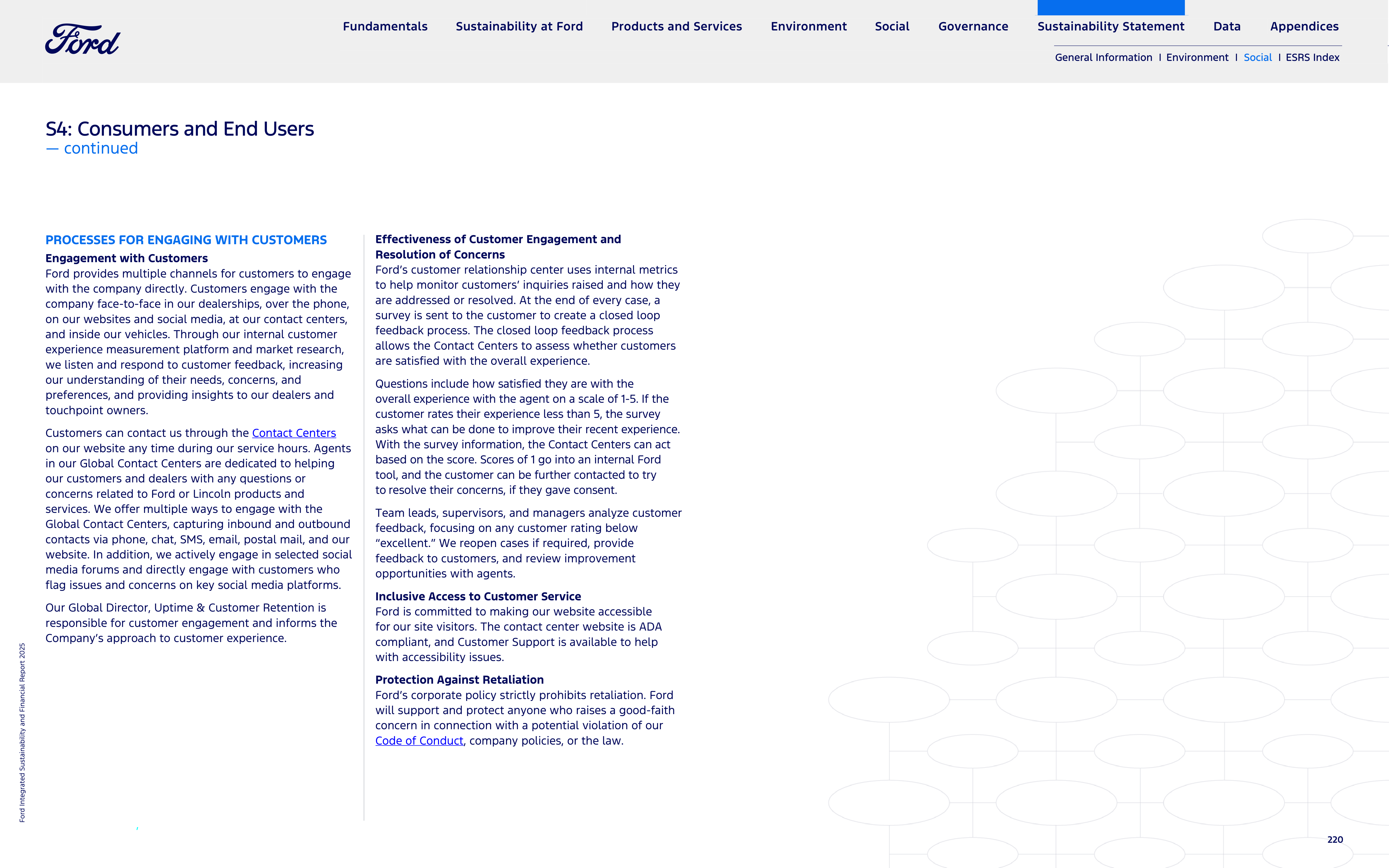 Ford Integrated Sustainability and Financial Report — page 220