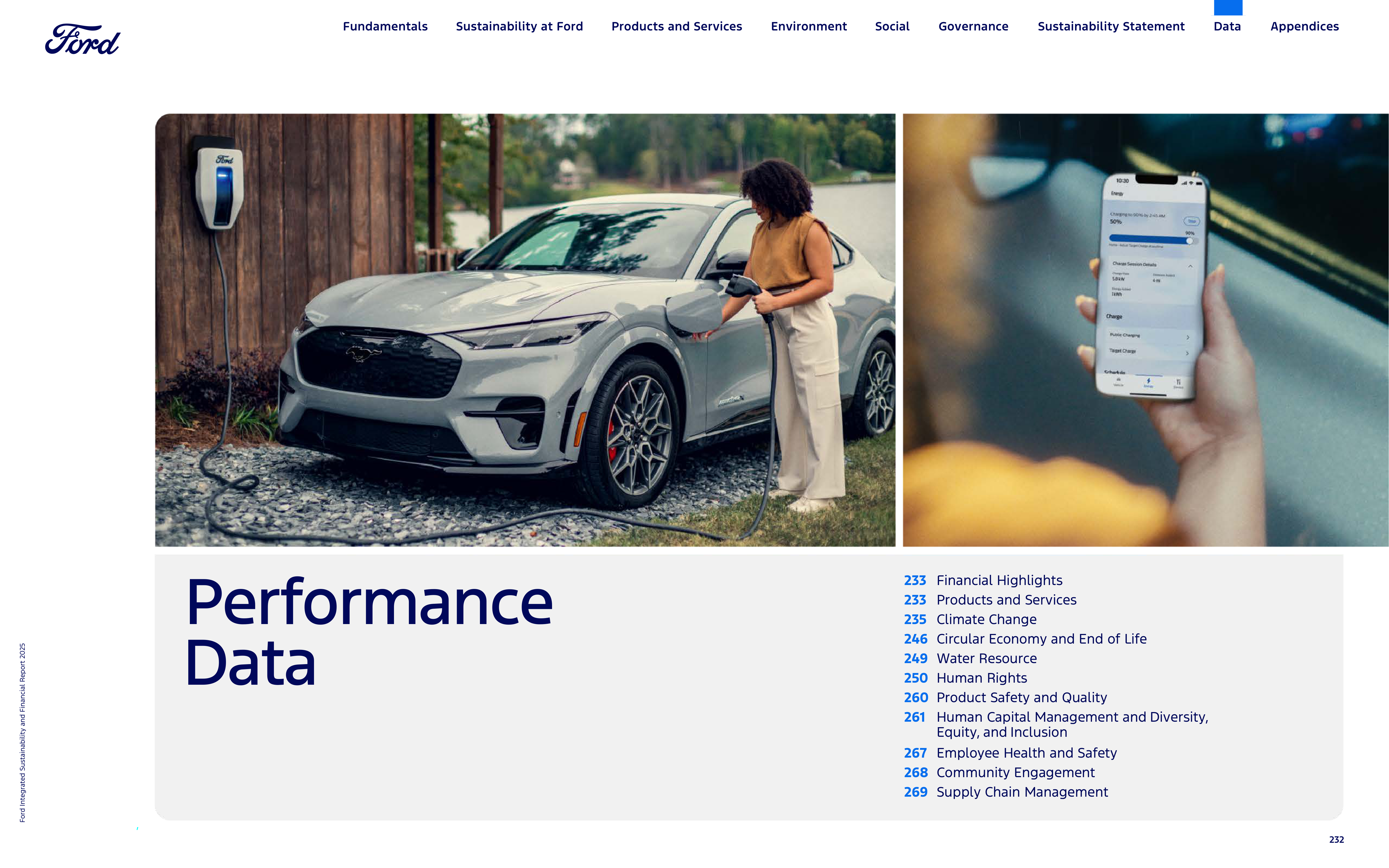 Ford Integrated Sustainability and Financial Report — page 232