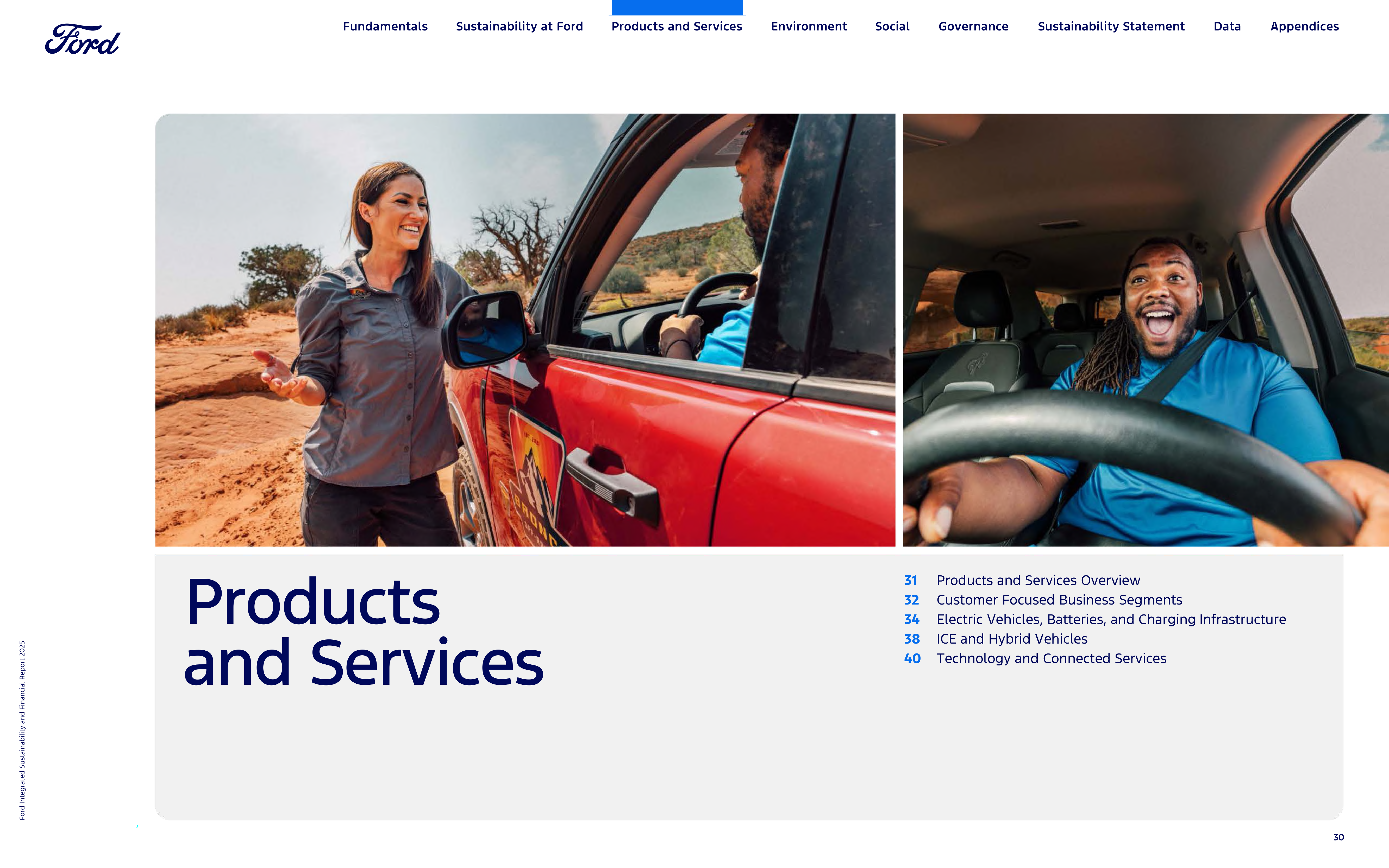 Ford Integrated Sustainability and Financial Report — page 30