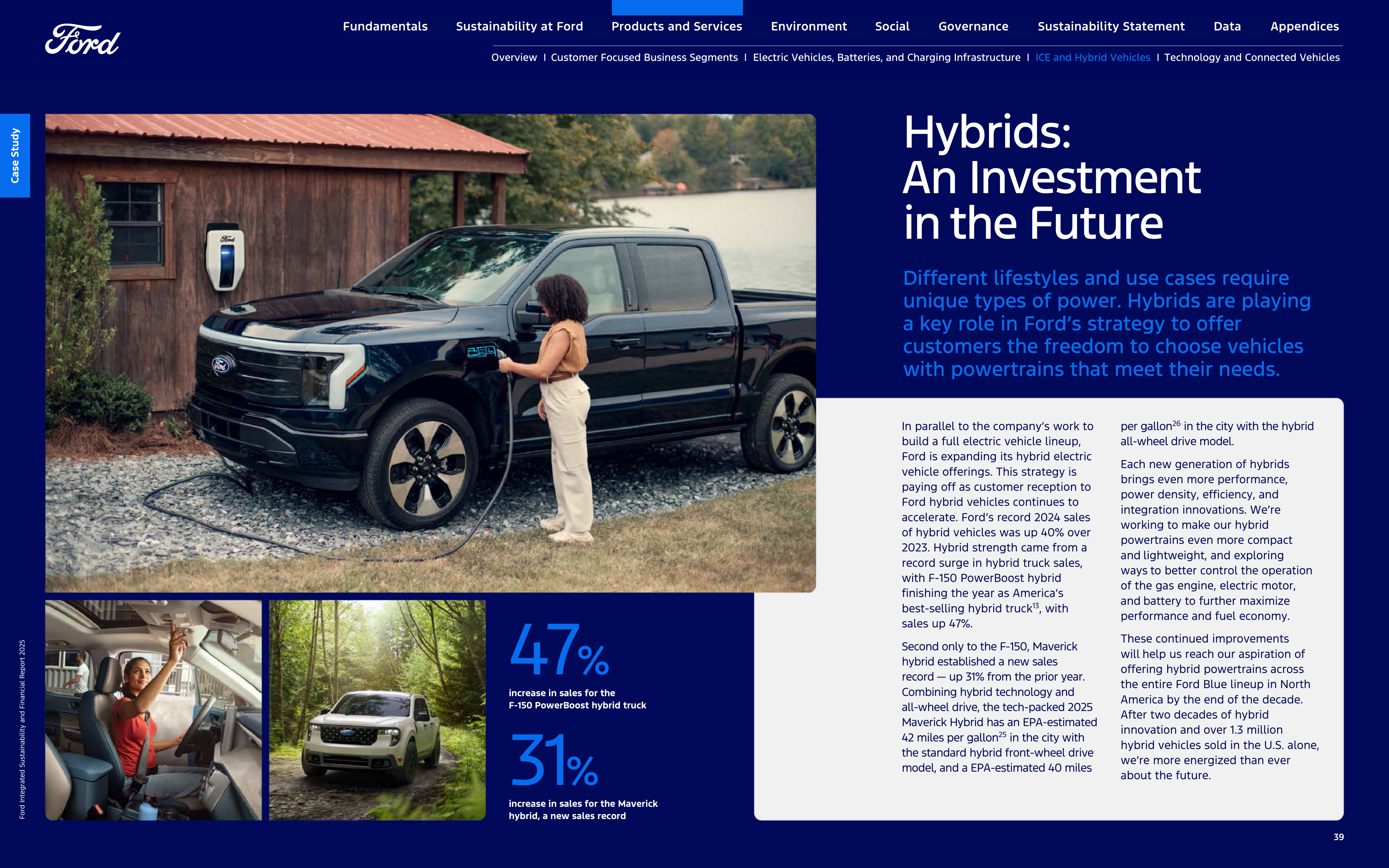 Ford Integrated Sustainability and Financial Report — page 39