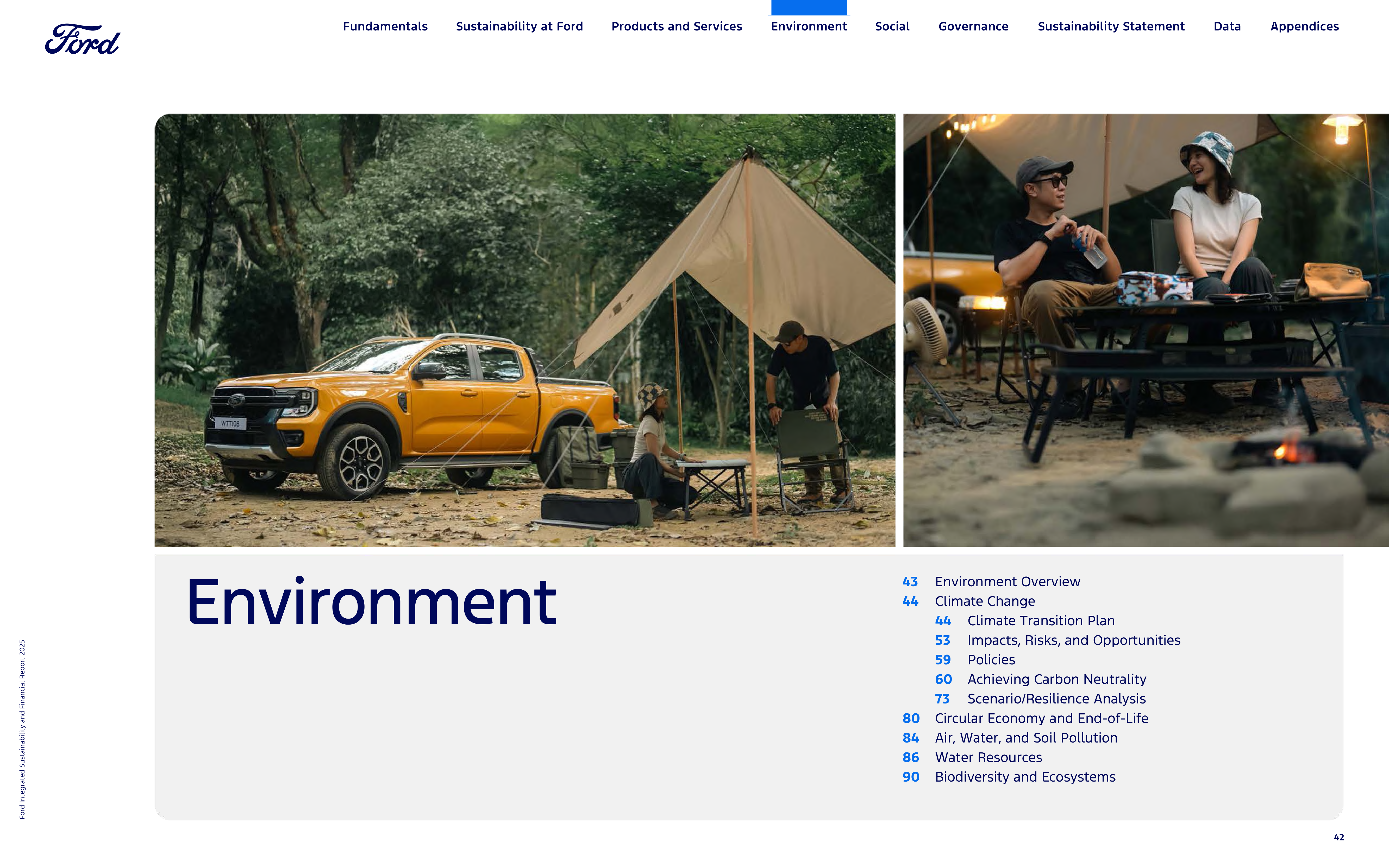 Ford Integrated Sustainability and Financial Report — page 42