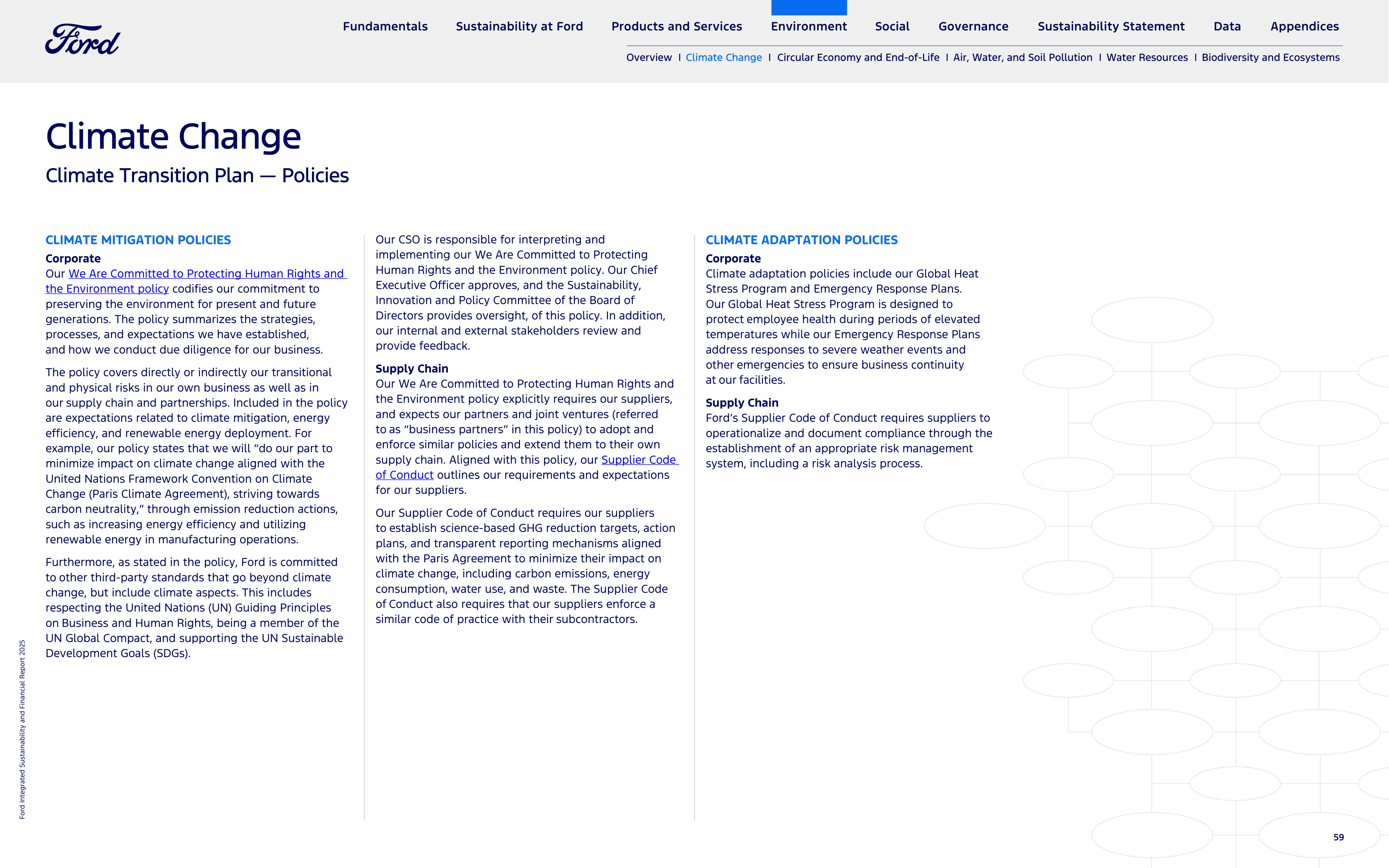 Ford Integrated Sustainability and Financial Report — page 59