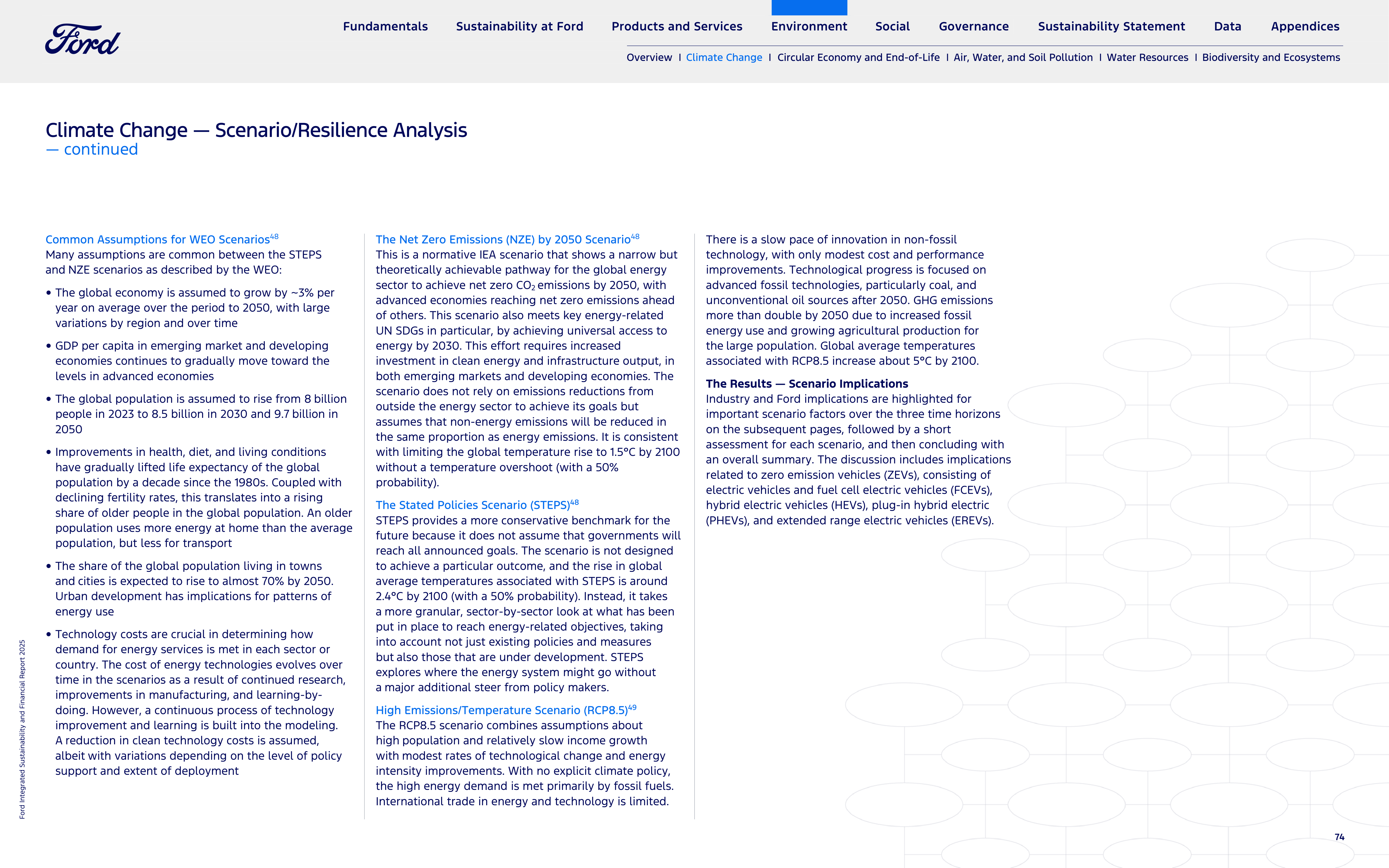 Ford Integrated Sustainability and Financial Report — page 74
