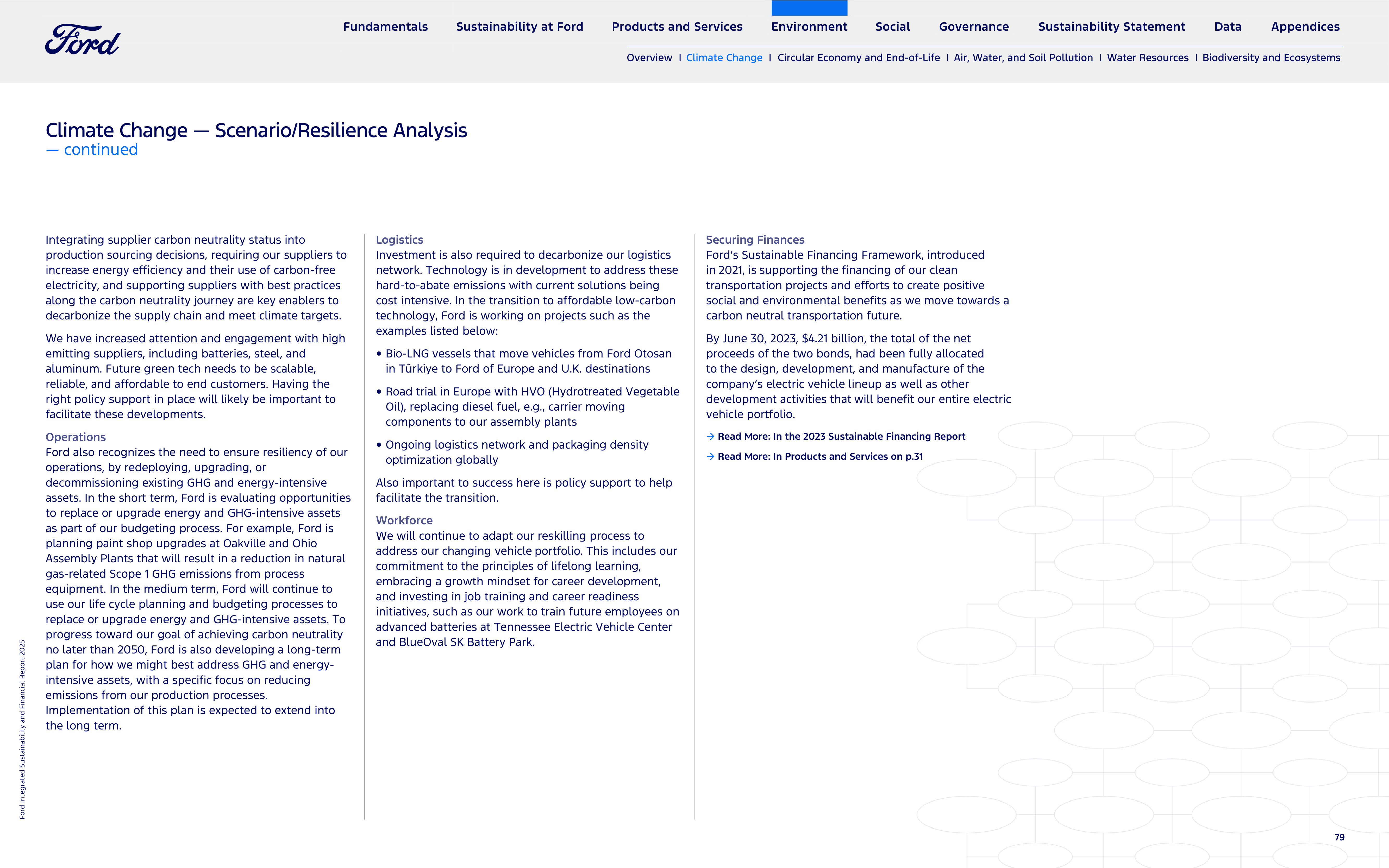 Ford Integrated Sustainability and Financial Report — page 79