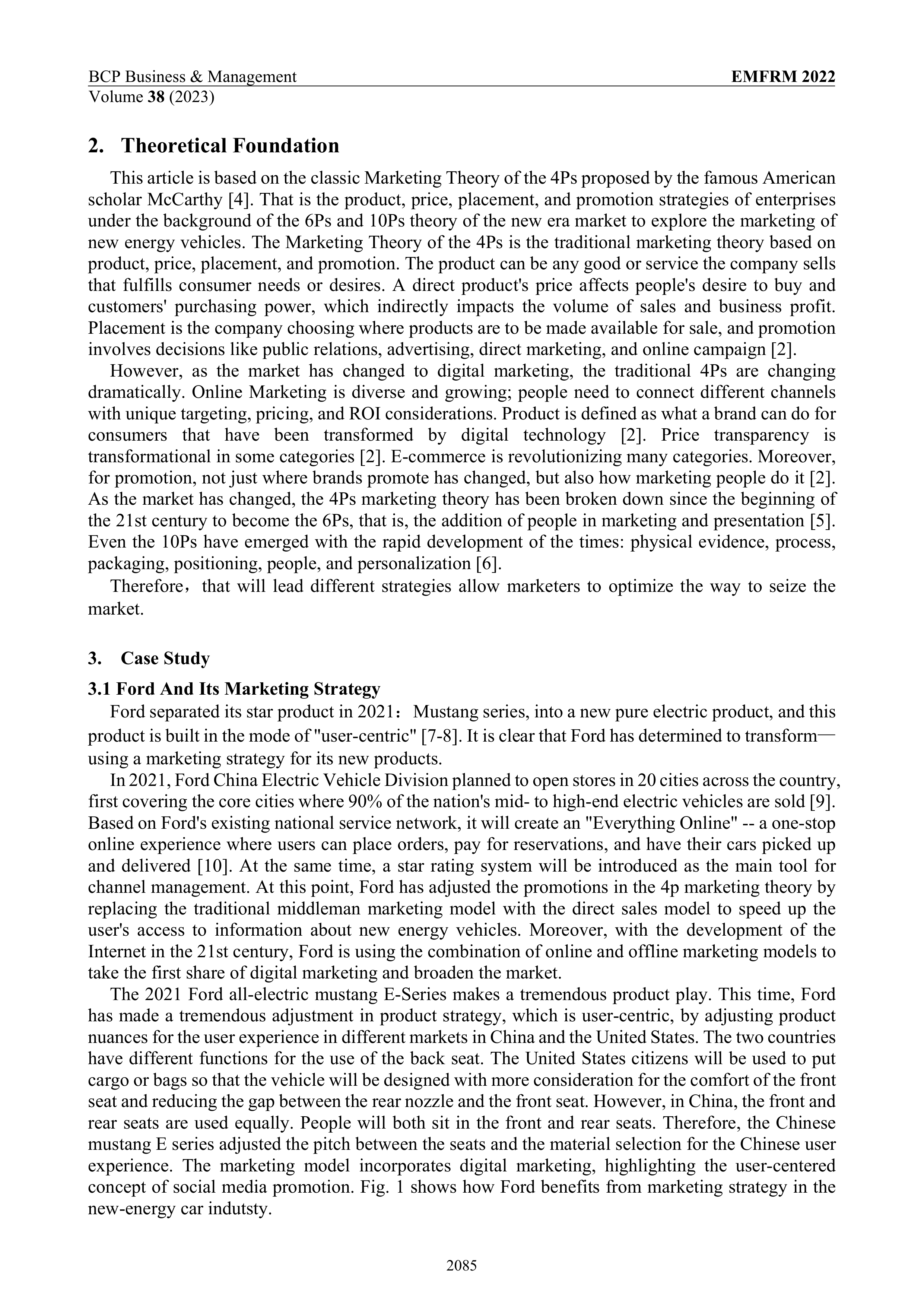 Ford Motors Marketing Strategy — page 2