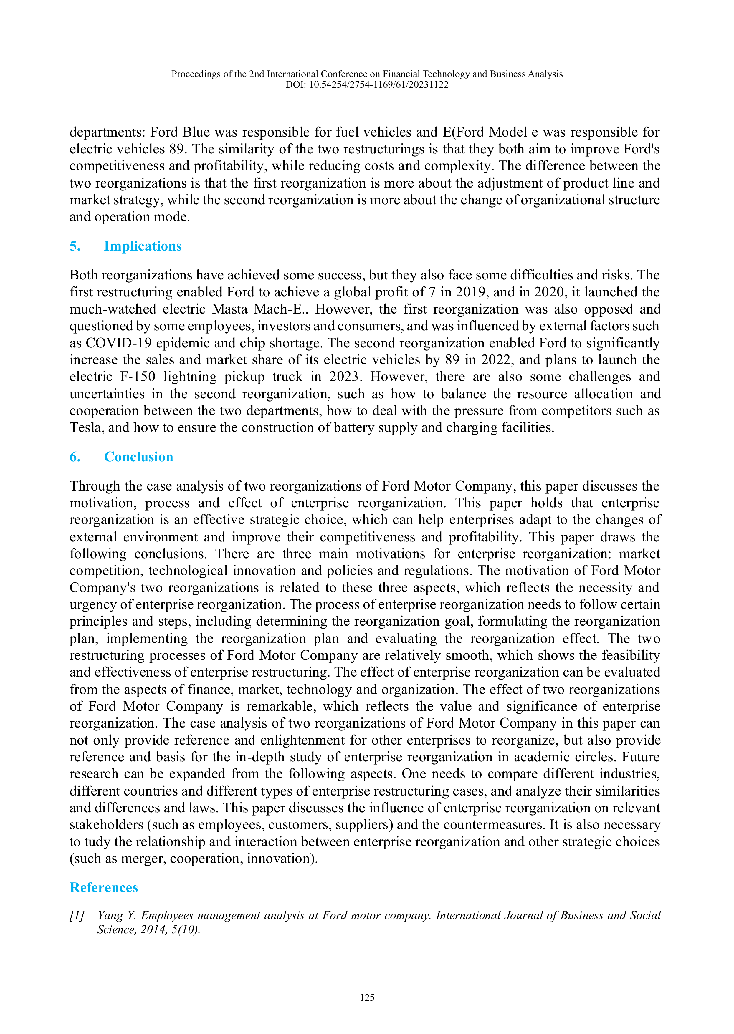Ford Motors Case Study — page 6