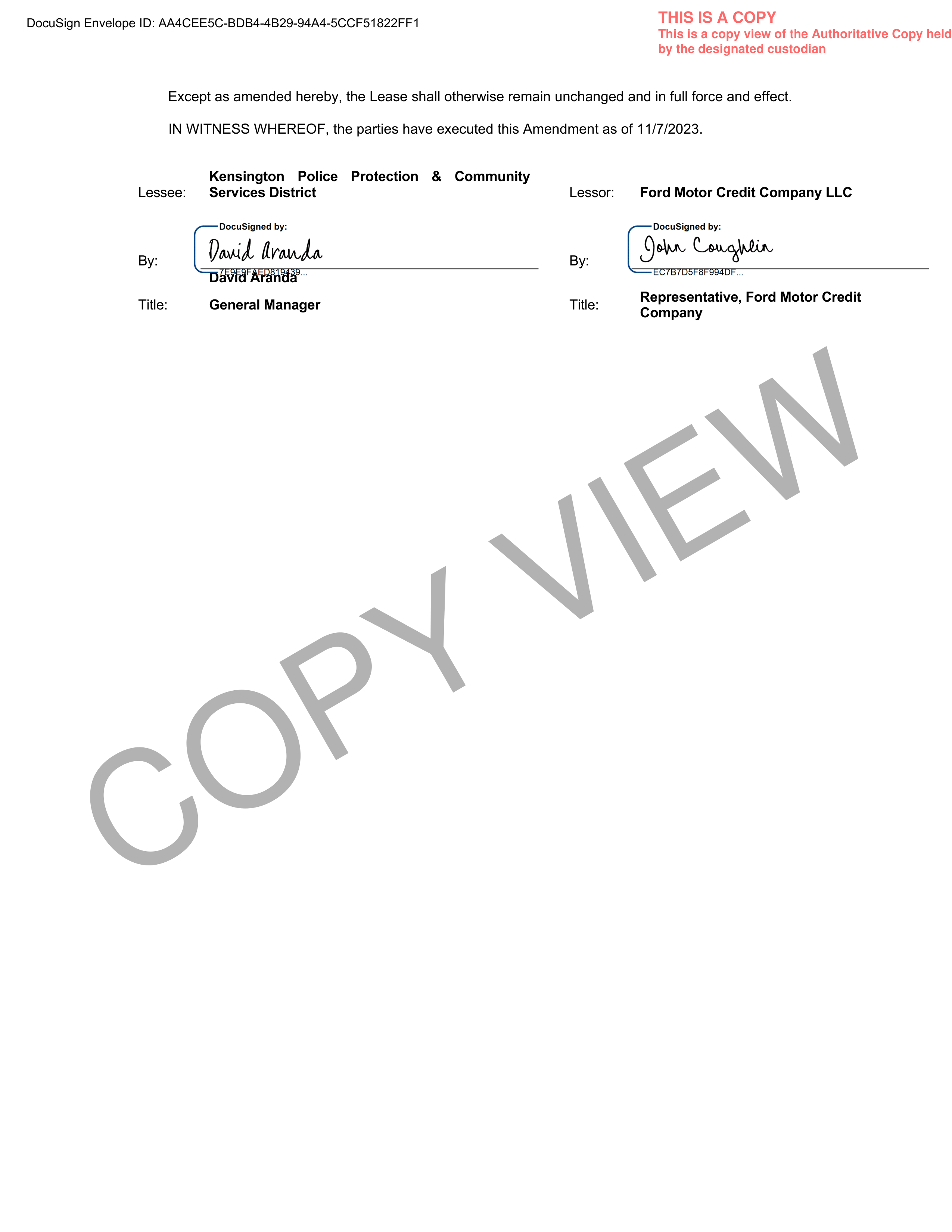 Ford Motor Company MASTER EQUIPMENT LEASE PURCHASE AGREEMENT — page 8