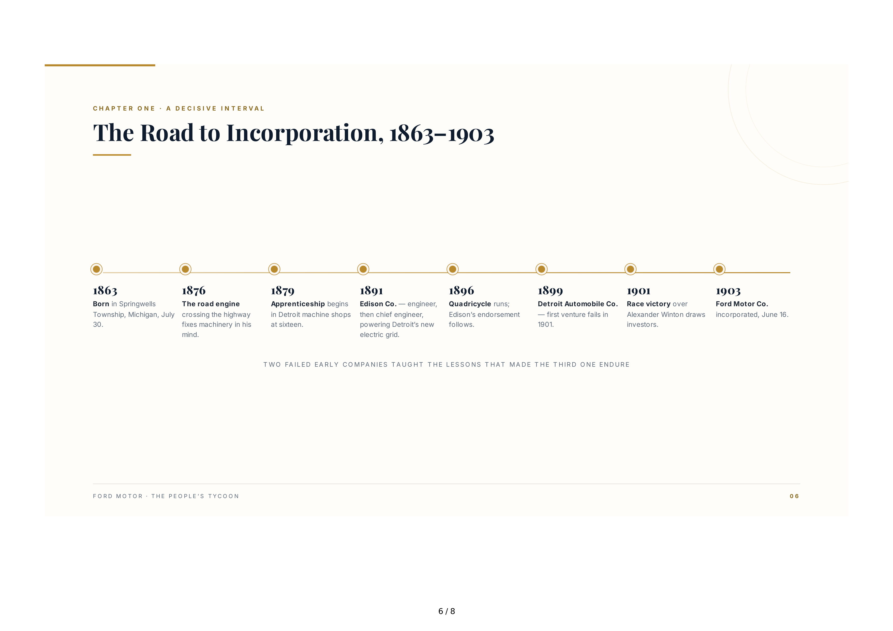 Ford Motor The People's Tycoon Biography — page 6