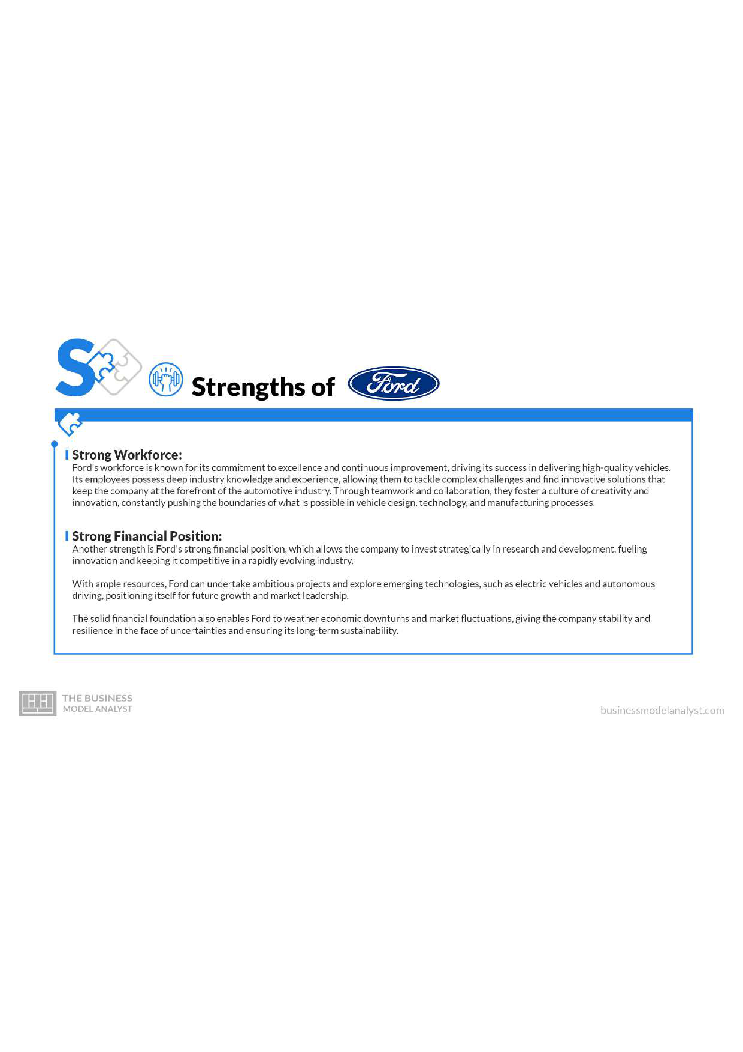 Ford Motor Swot Analysis  — page 2