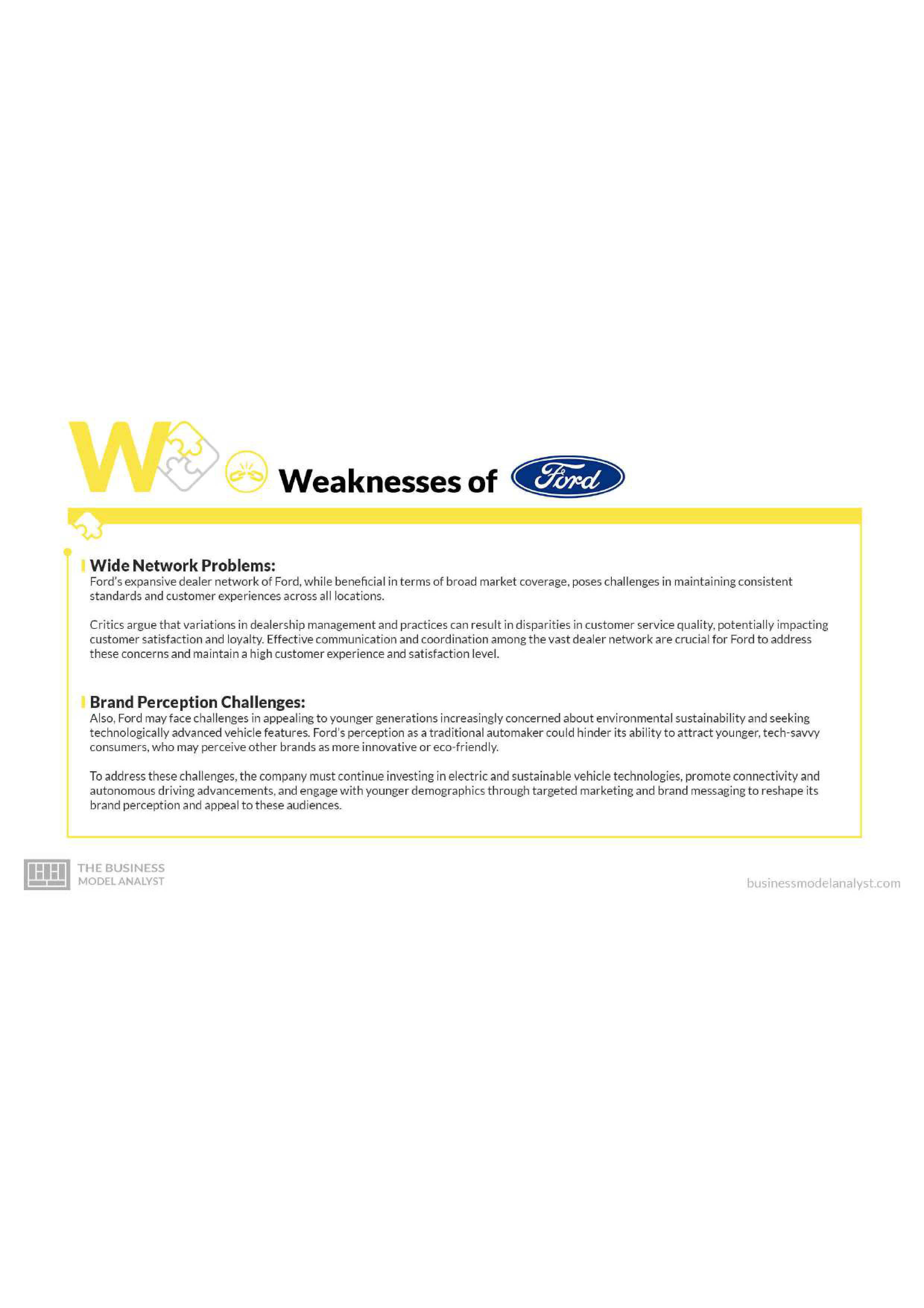 Ford Motor Swot Analysis  — page 3