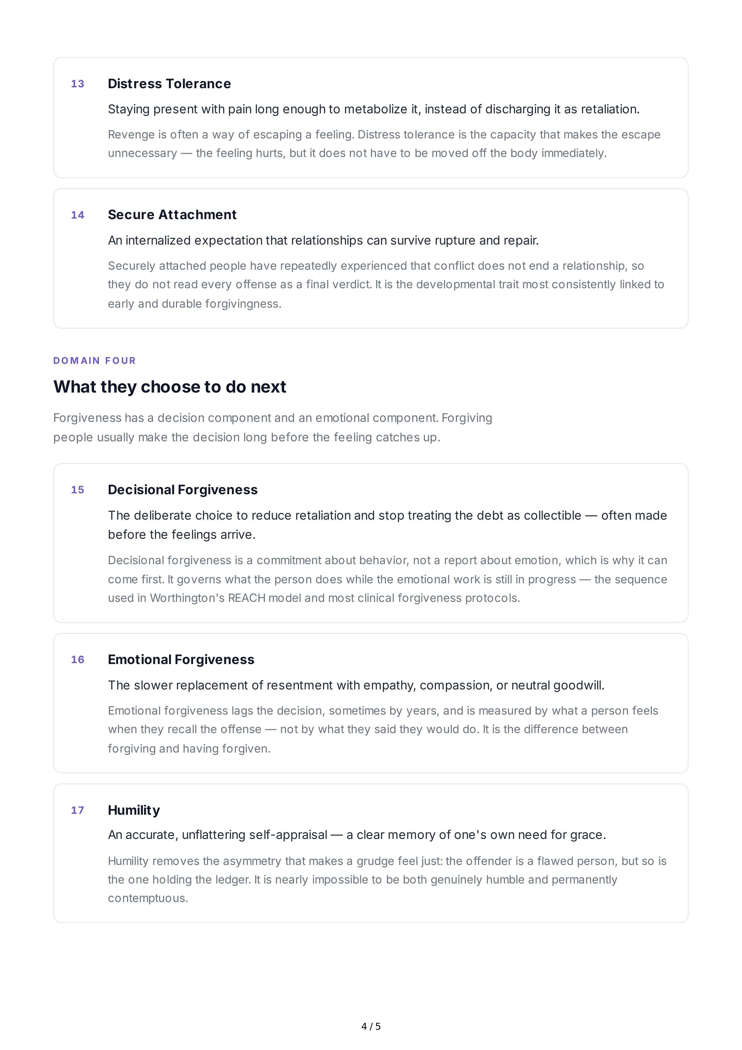 Forgiveness Personality Traits — page 4