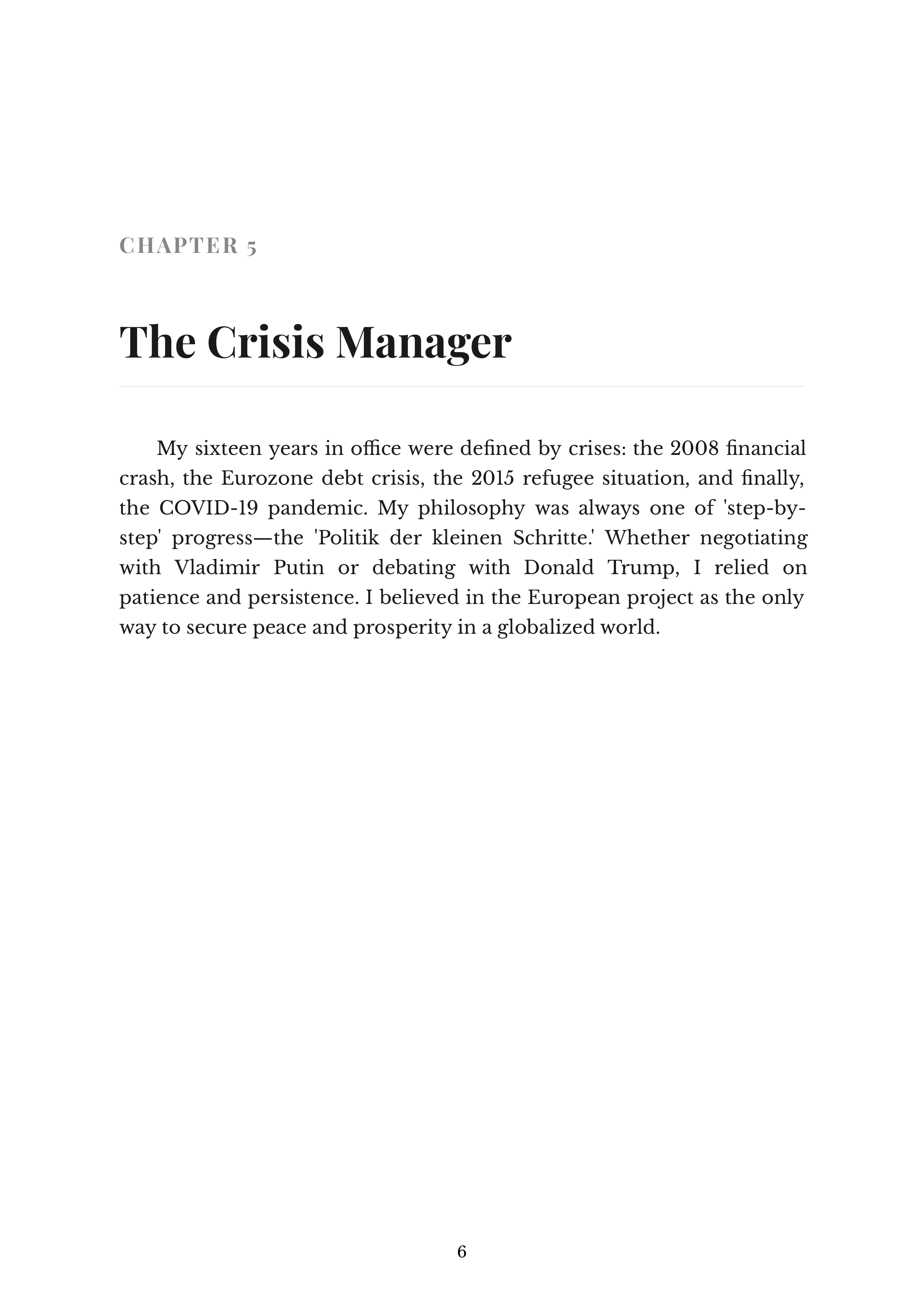 Freedom by Angela Merkel German Chancellor Autobiography — page 6