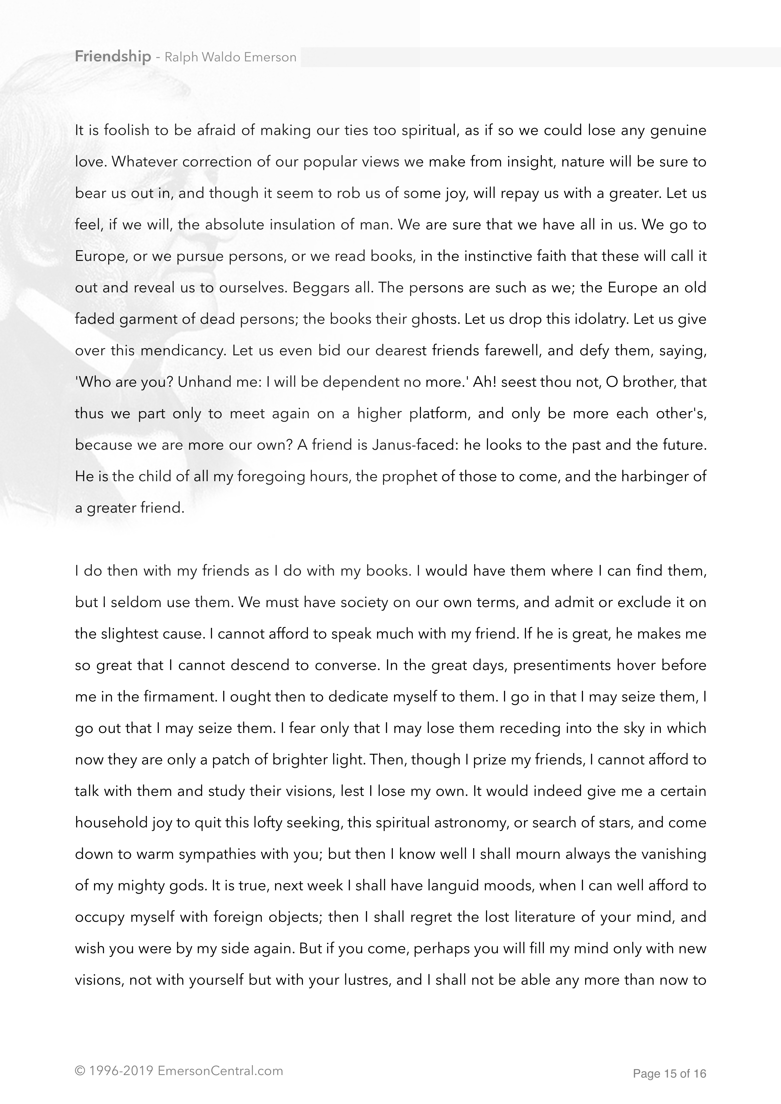 Friendship Essay — page 15