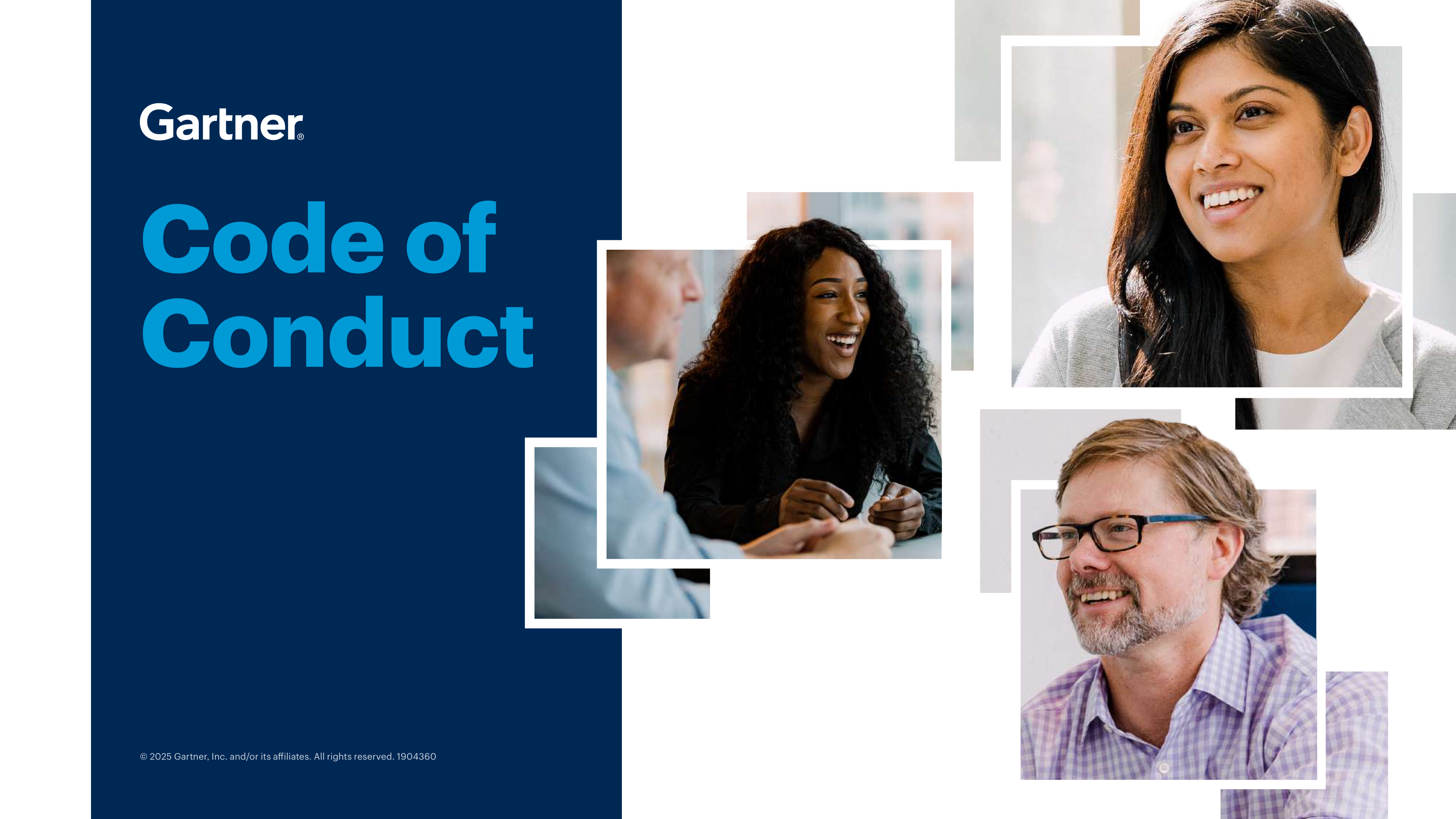 Gartner Global Code of Conduct Handbook — page 1