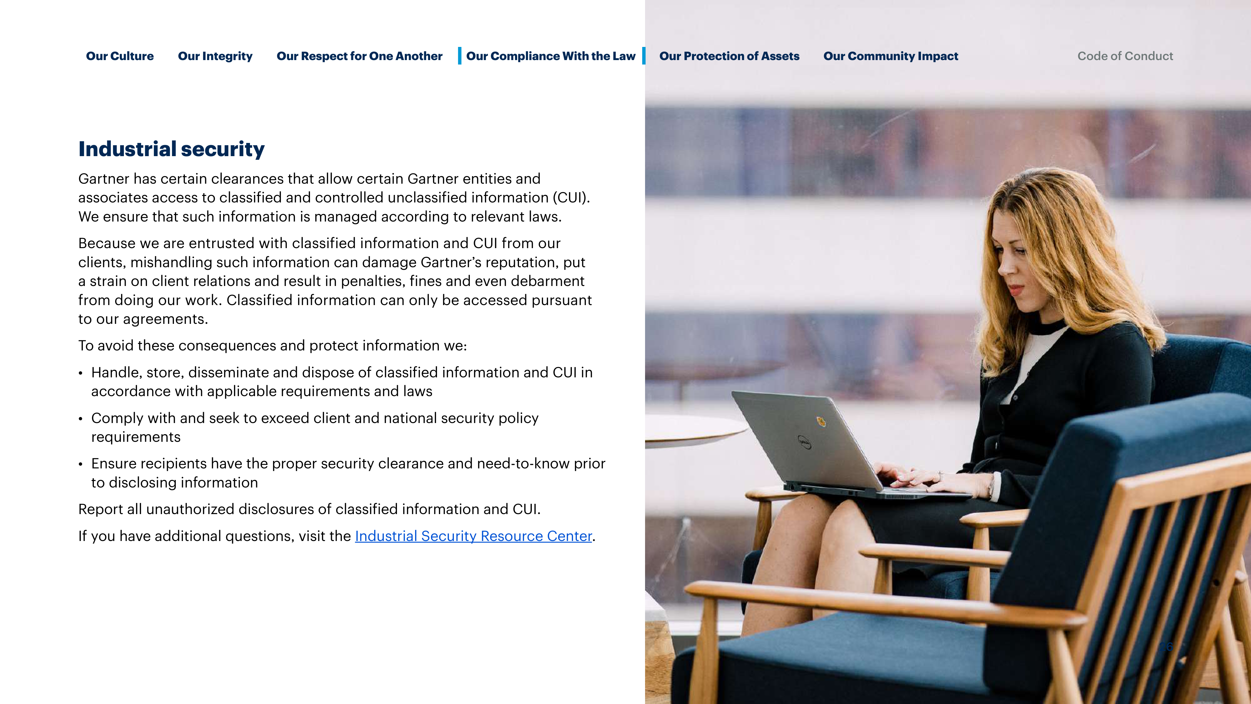 Gartner Global Code of Conduct Handbook — page 26