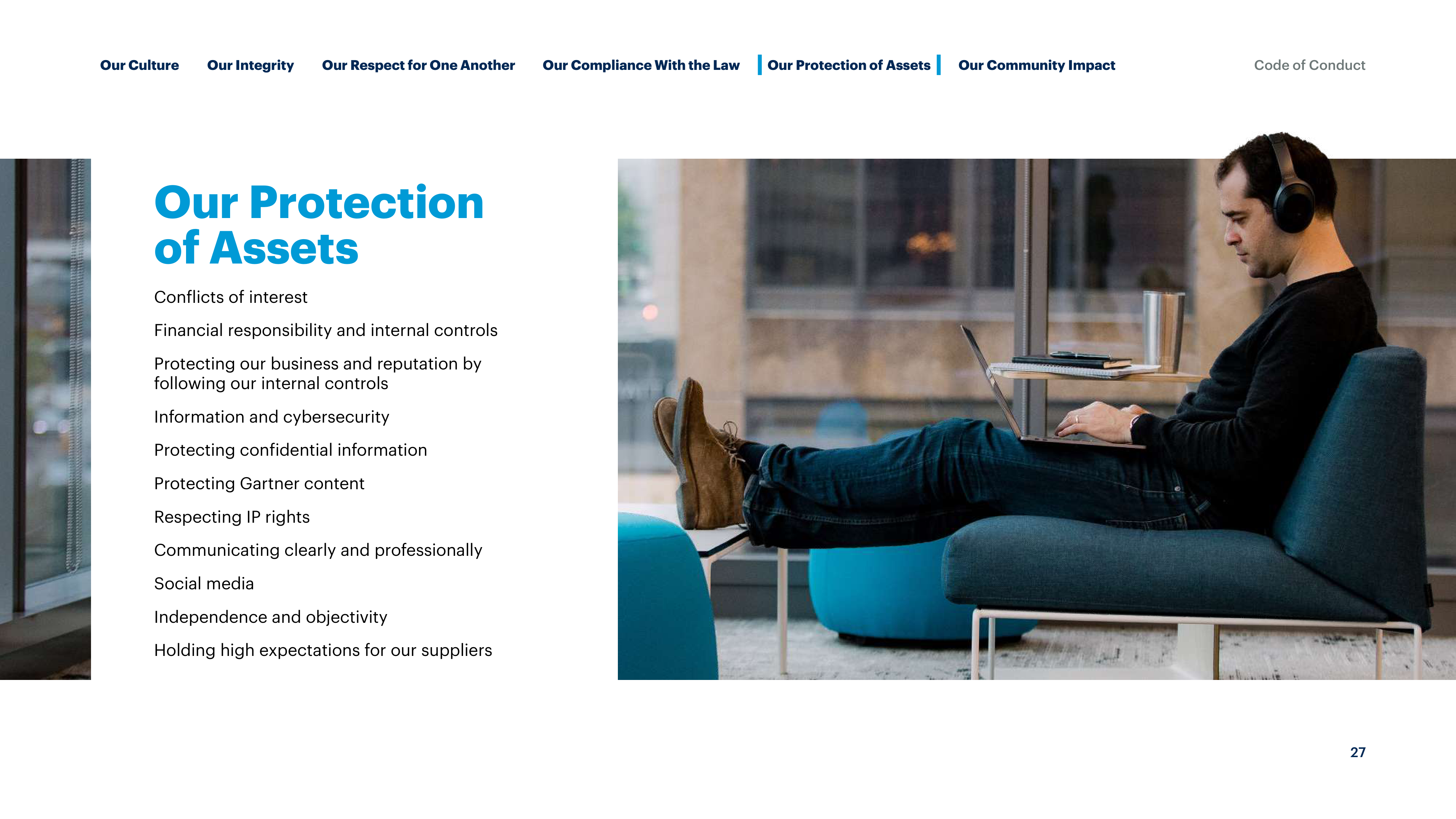 Gartner Global Code of Conduct Handbook — page 27