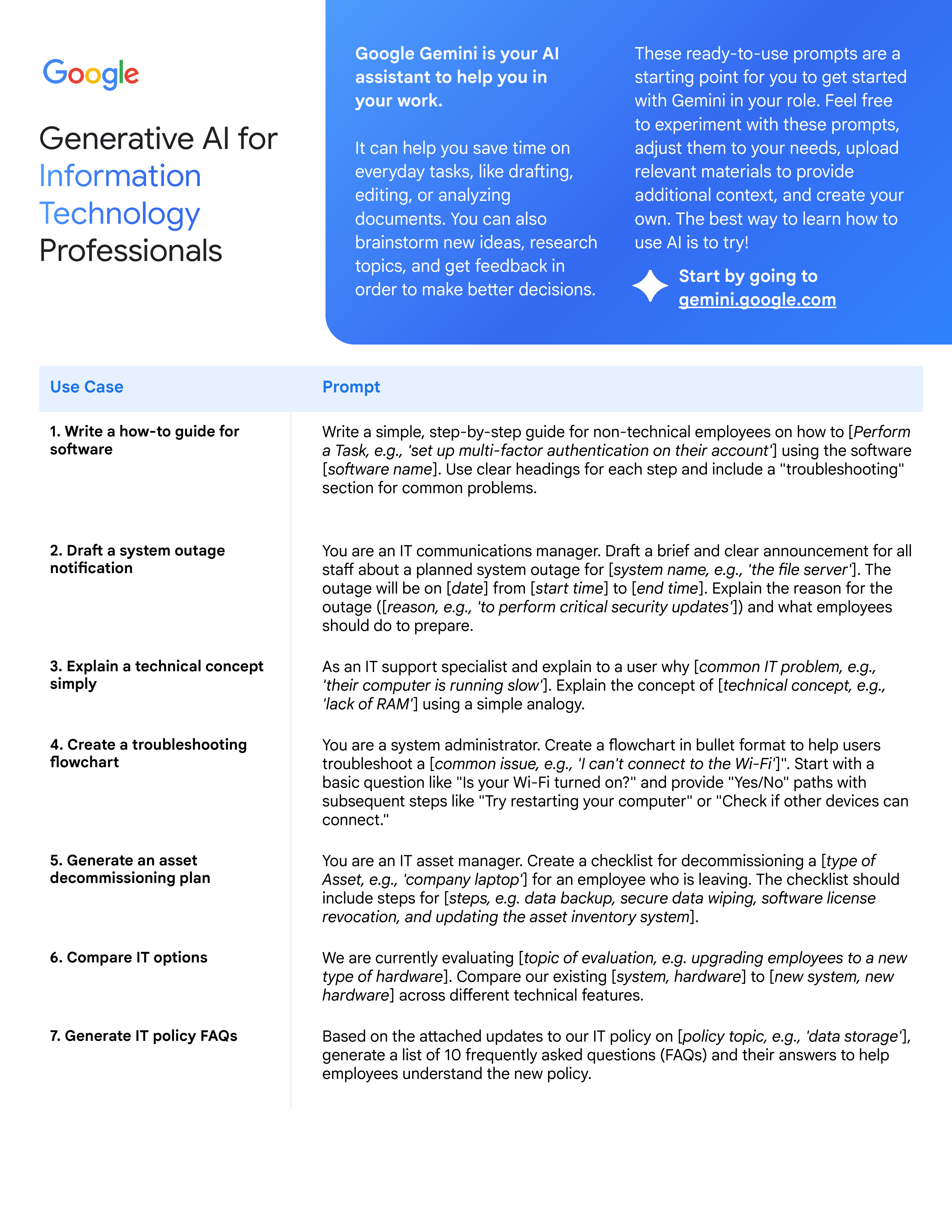 Gemini Google AI Assistant for Search Work and Learning — page 13
