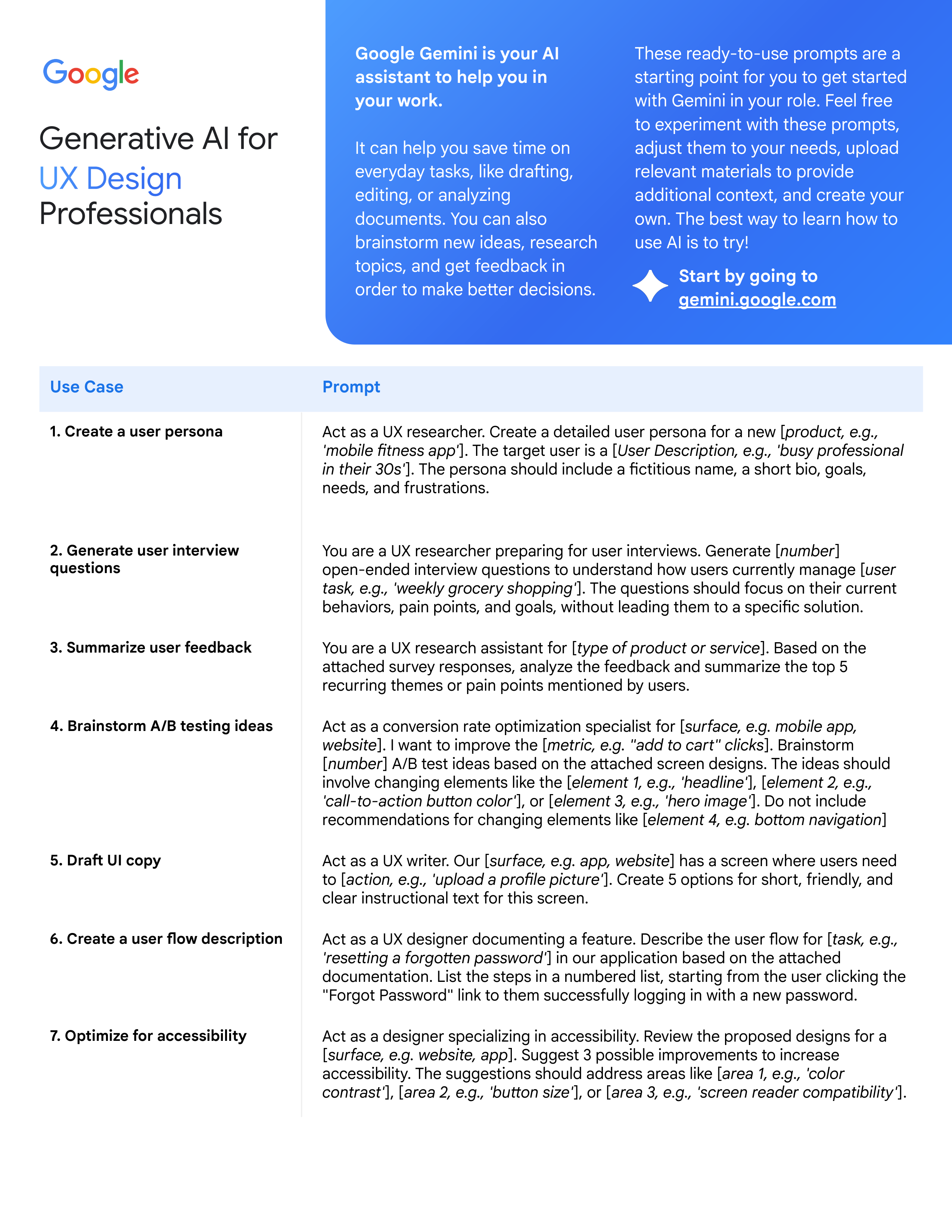 Gemini Google AI Assistant for Search Work and Learning — page 14