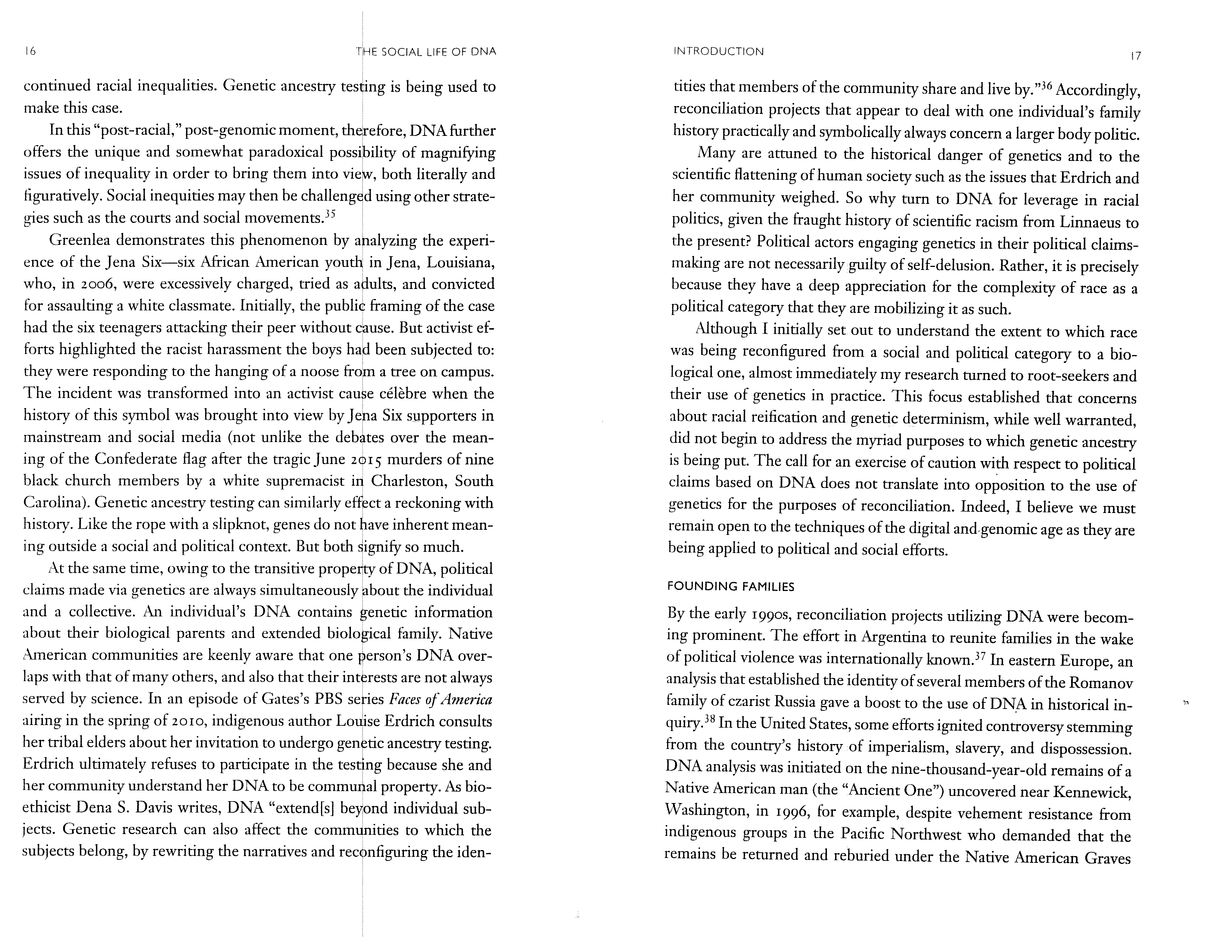 Genealogist Alondra Nelson The Social Life of DNA Biography — page 10