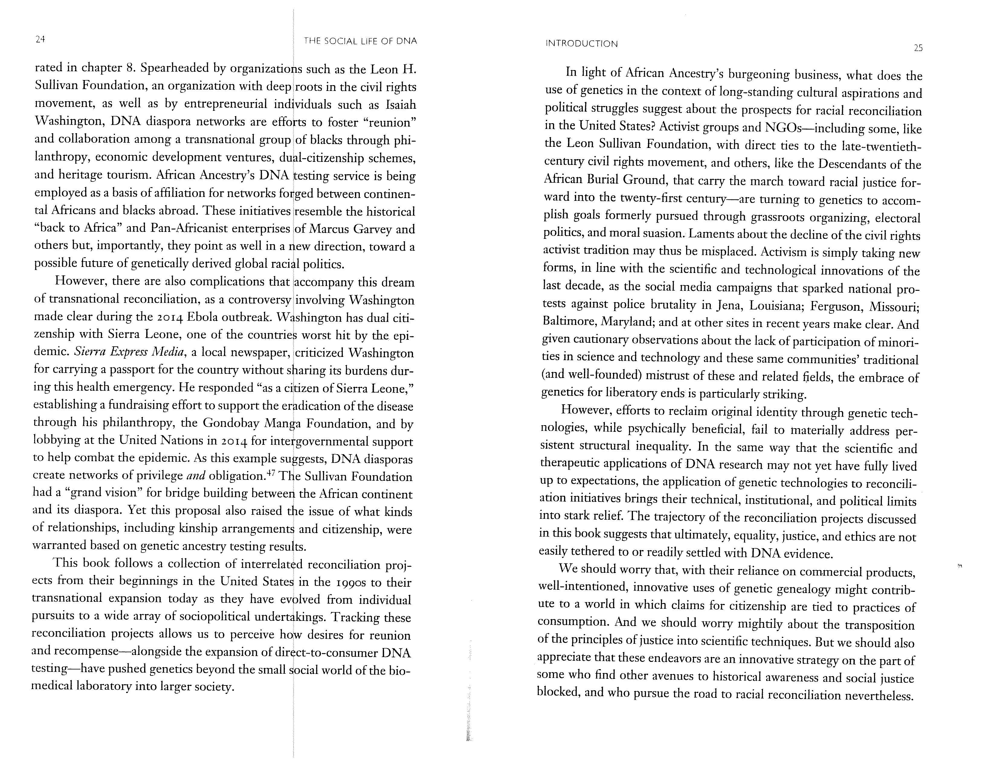 Genealogist Alondra Nelson The Social Life of DNA Biography — page 14