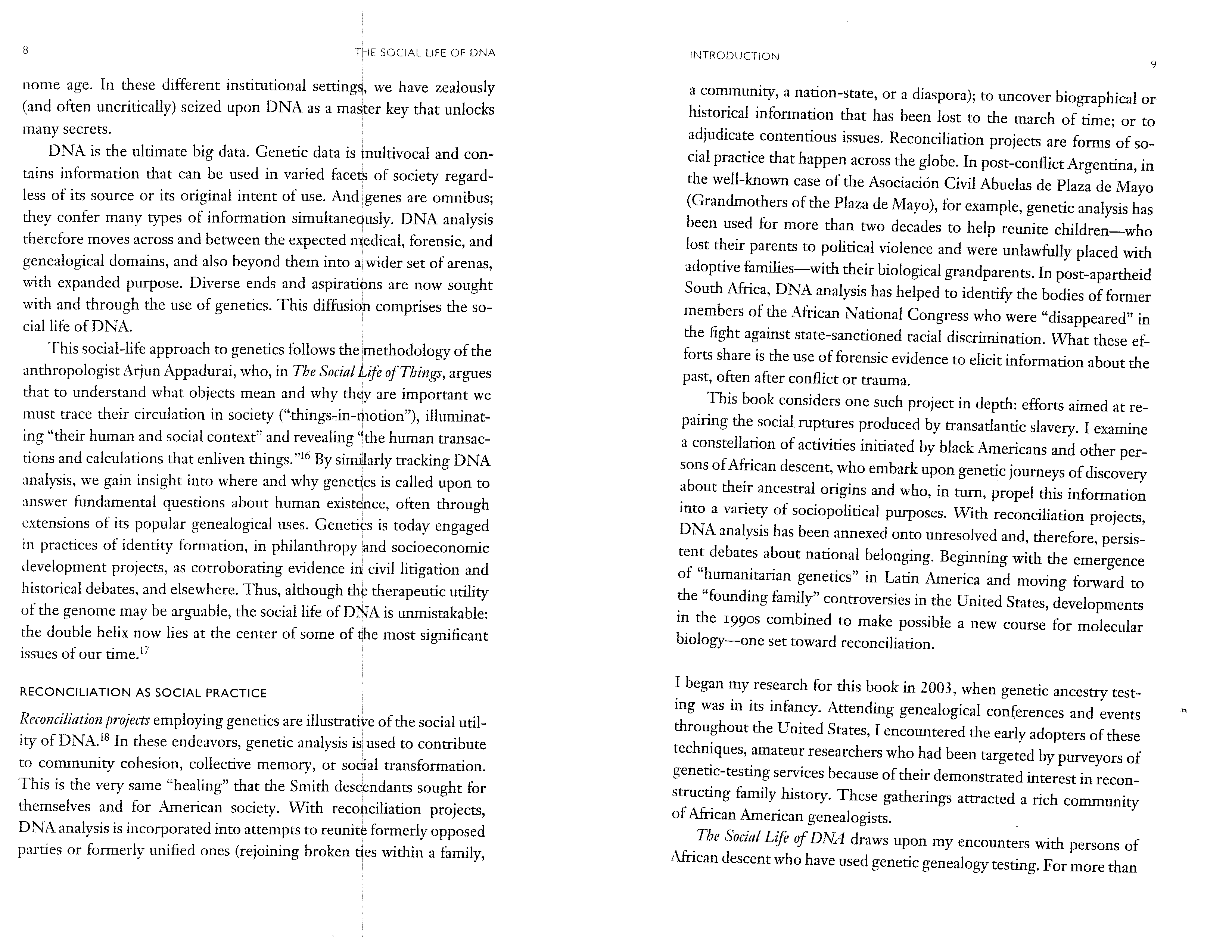 Genealogist Alondra Nelson The Social Life of DNA Biography — page 6