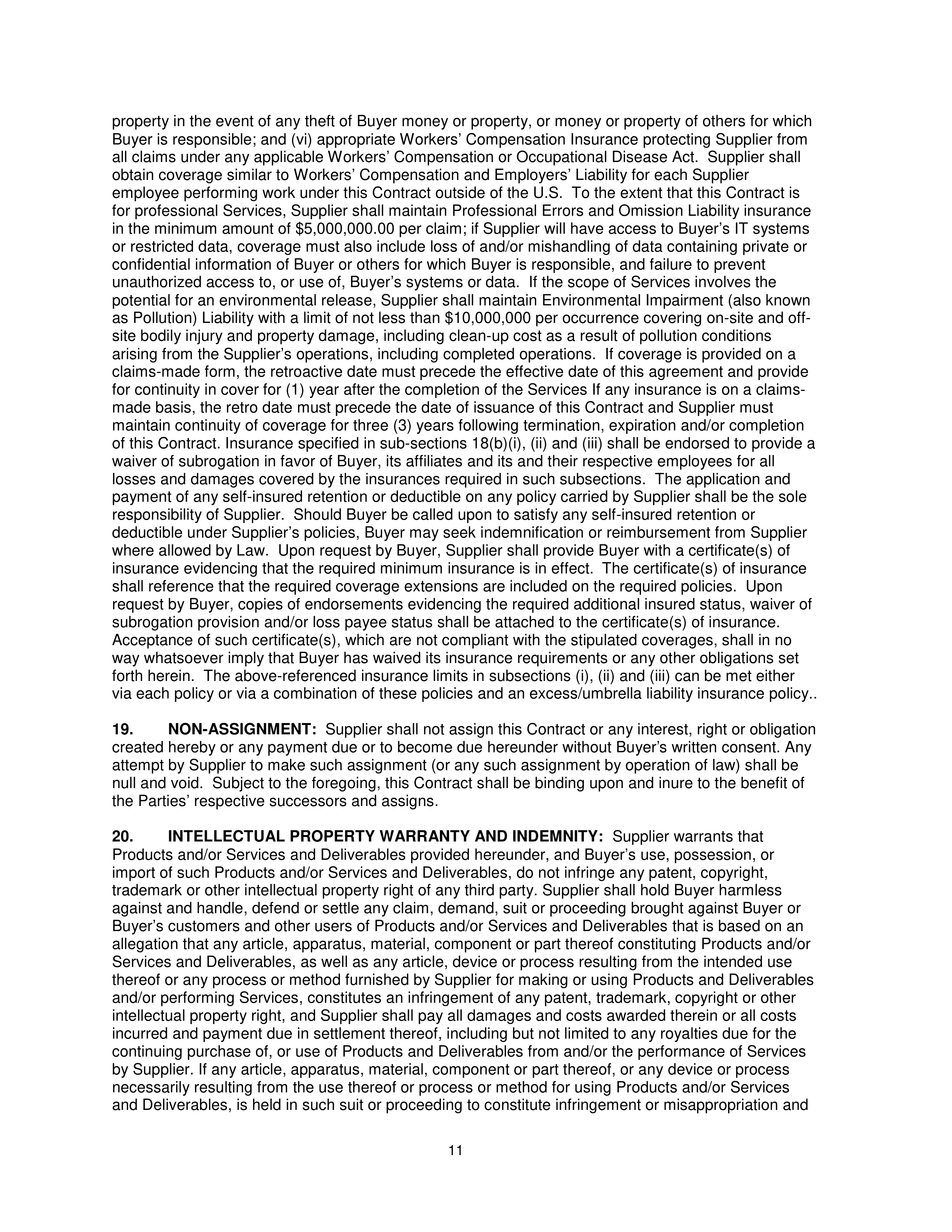 General Electric Company CONDITIONS OF PURCHASE — page 11