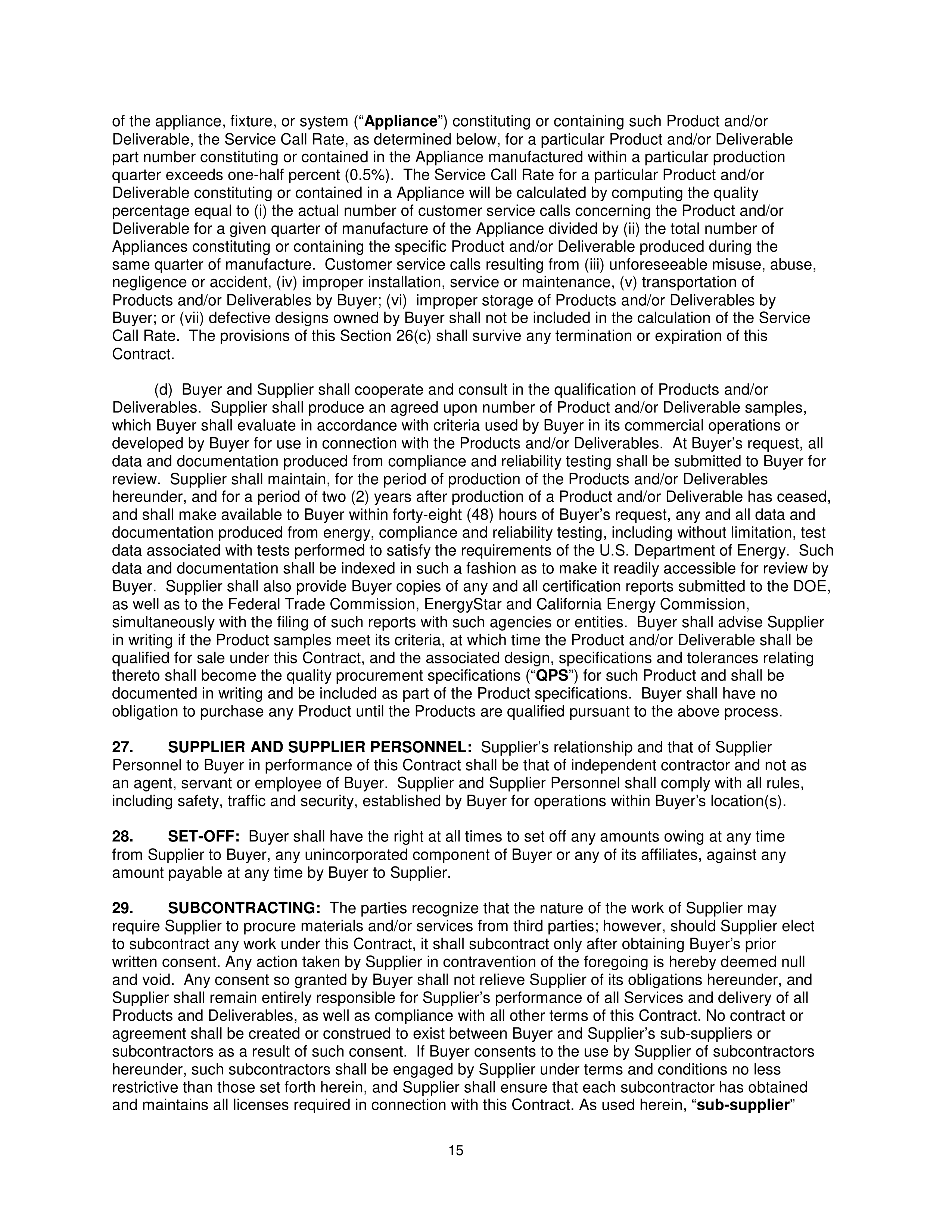 General Electric Company CONDITIONS OF PURCHASE — page 15