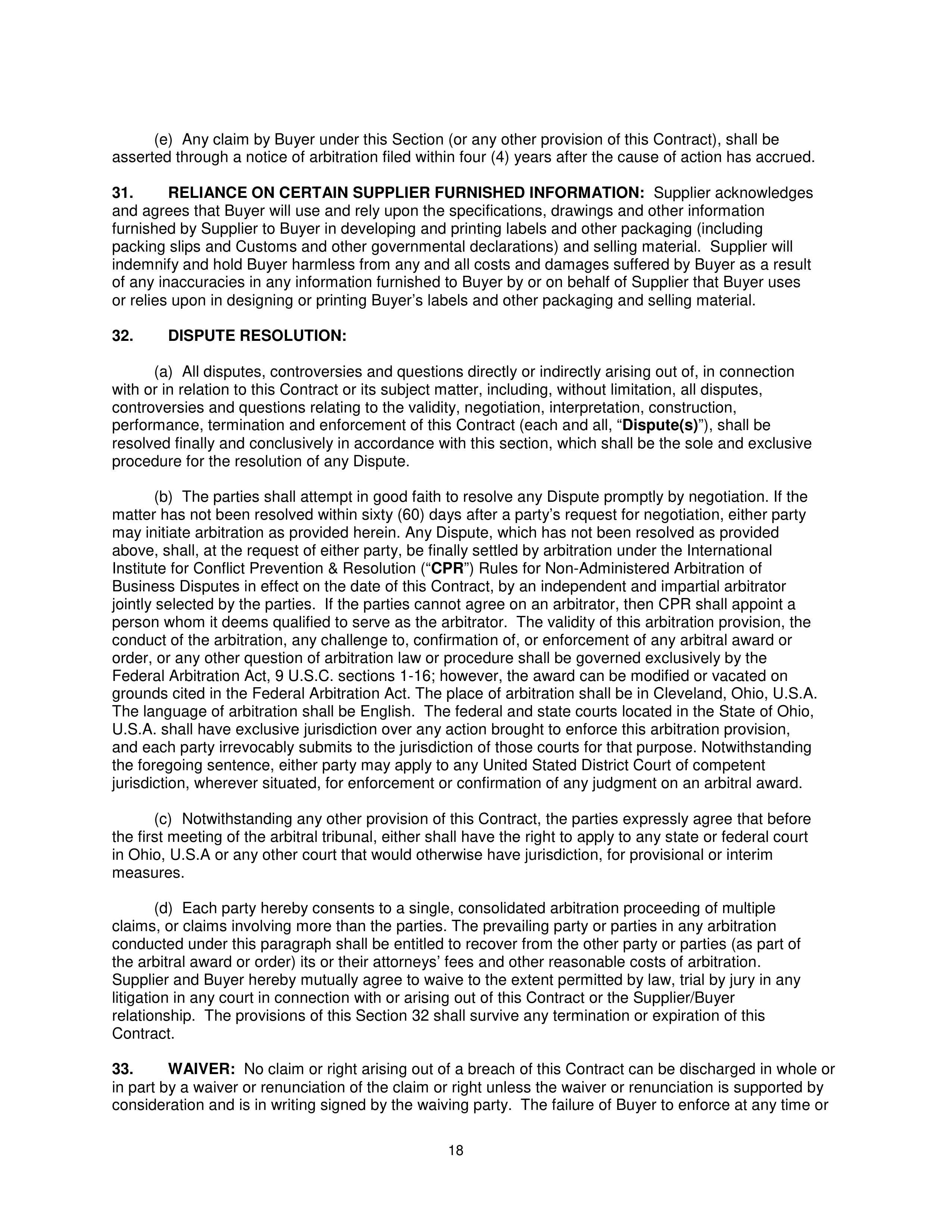 General Electric Company CONDITIONS OF PURCHASE — page 18
