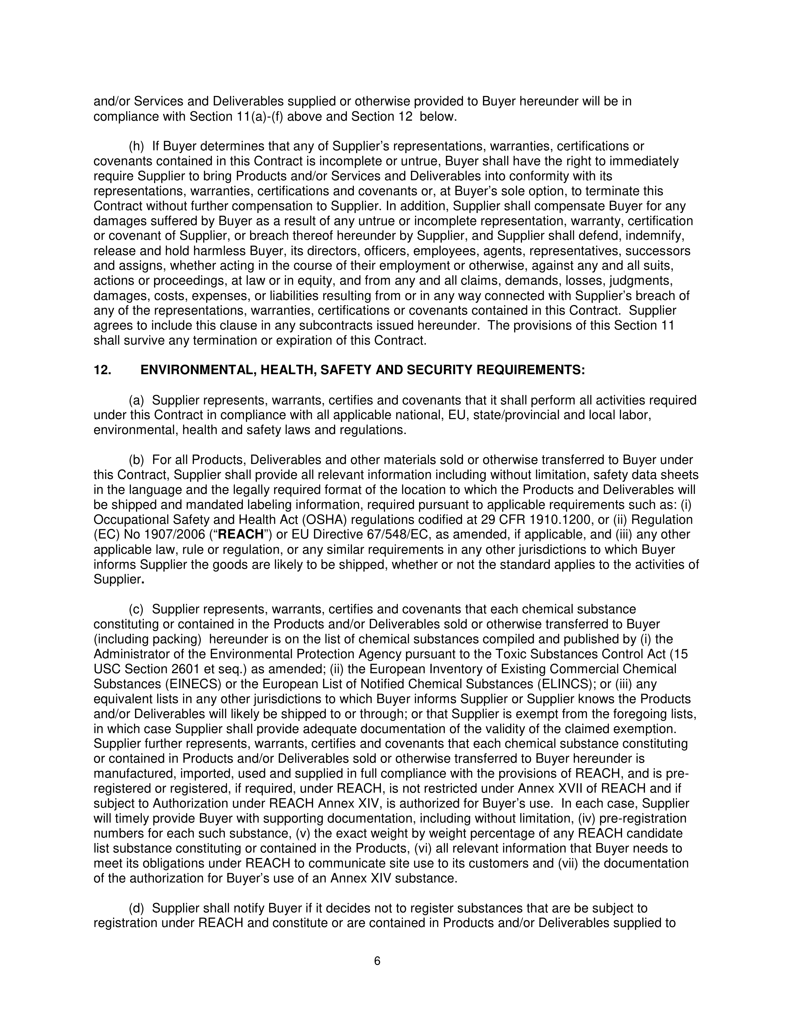 General Electric Company CONDITIONS OF PURCHASE — page 6