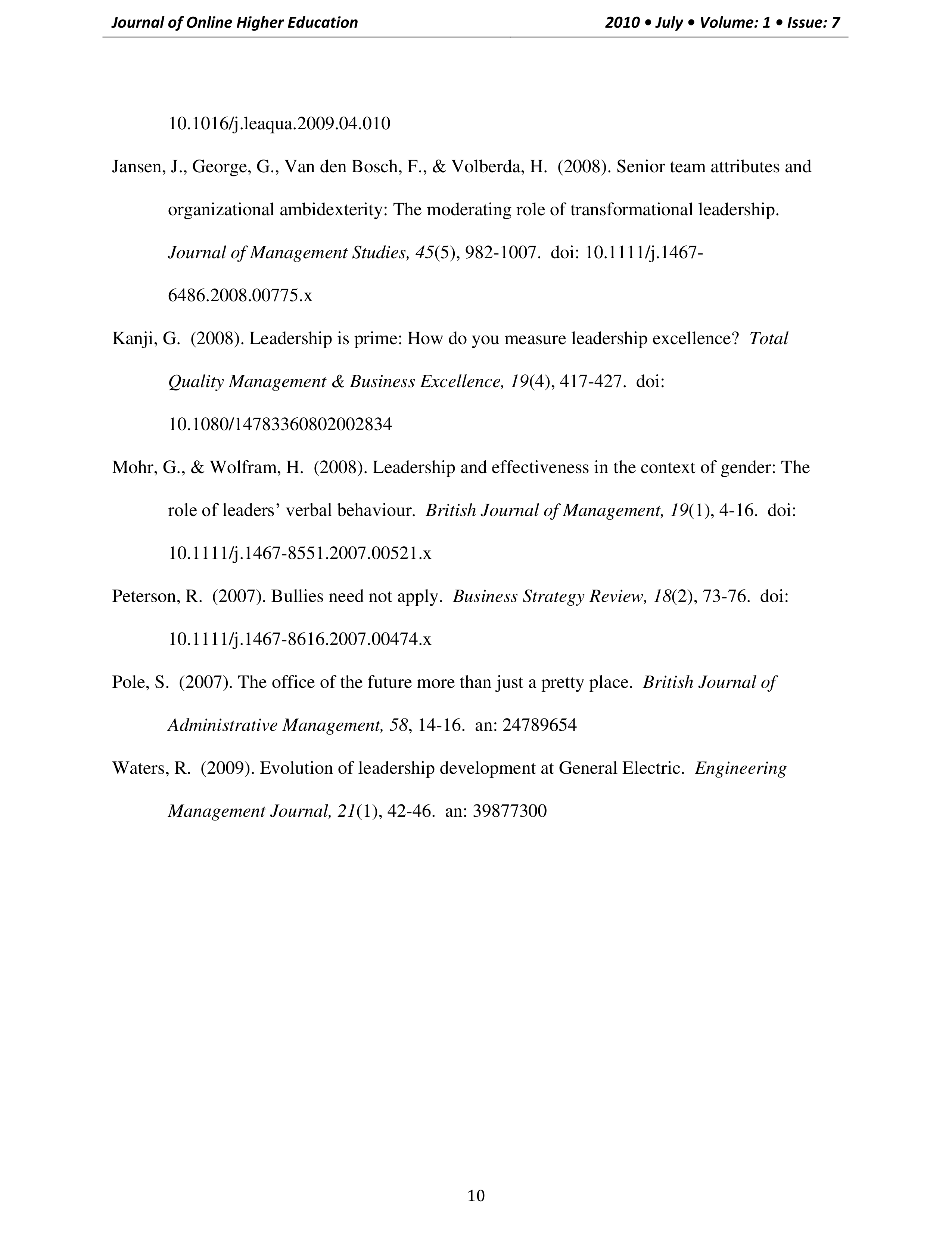 General Electric Leadership Skills — page 11