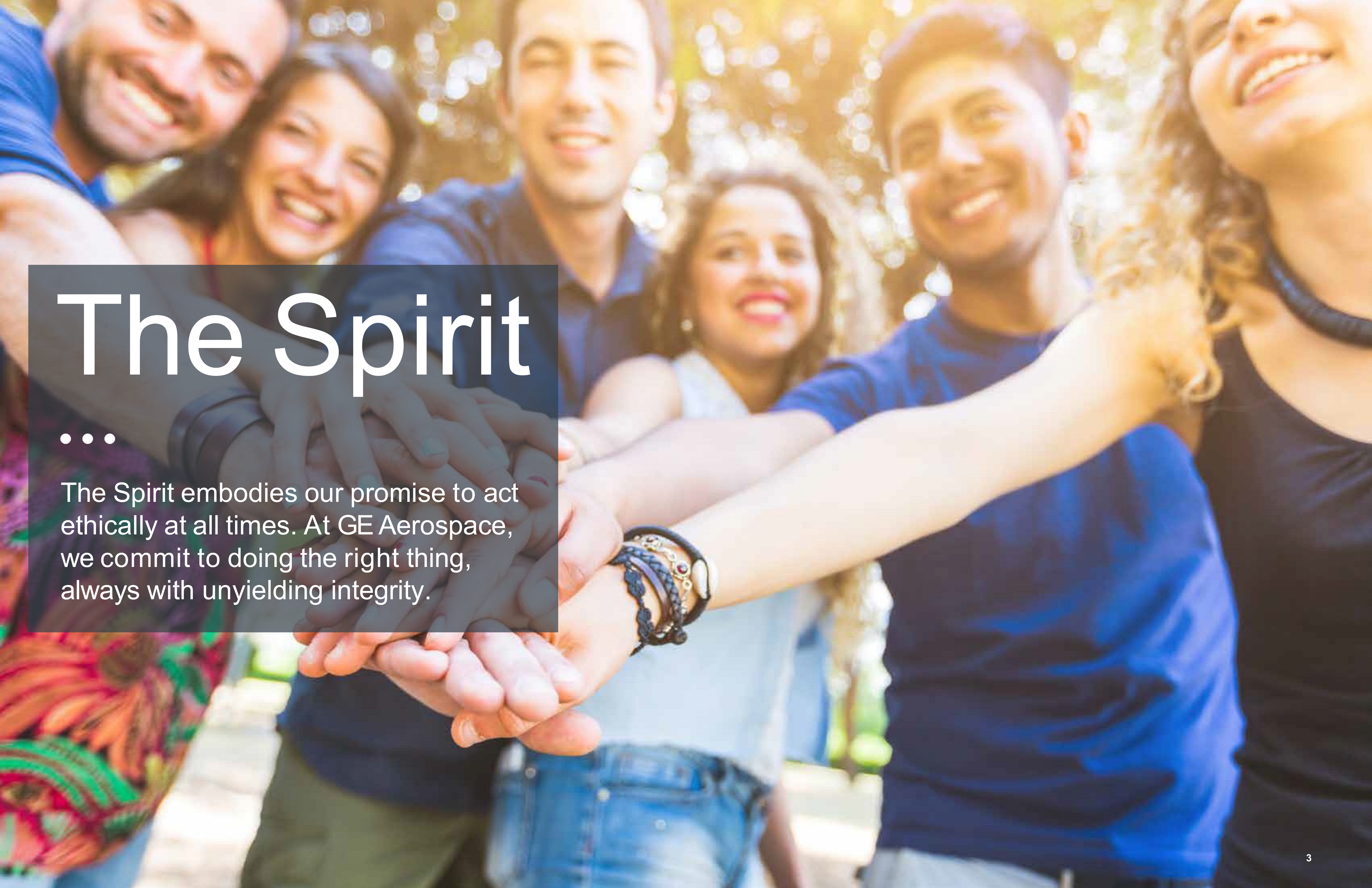 General Electric The Spirit & The Letter Handbook — page 3