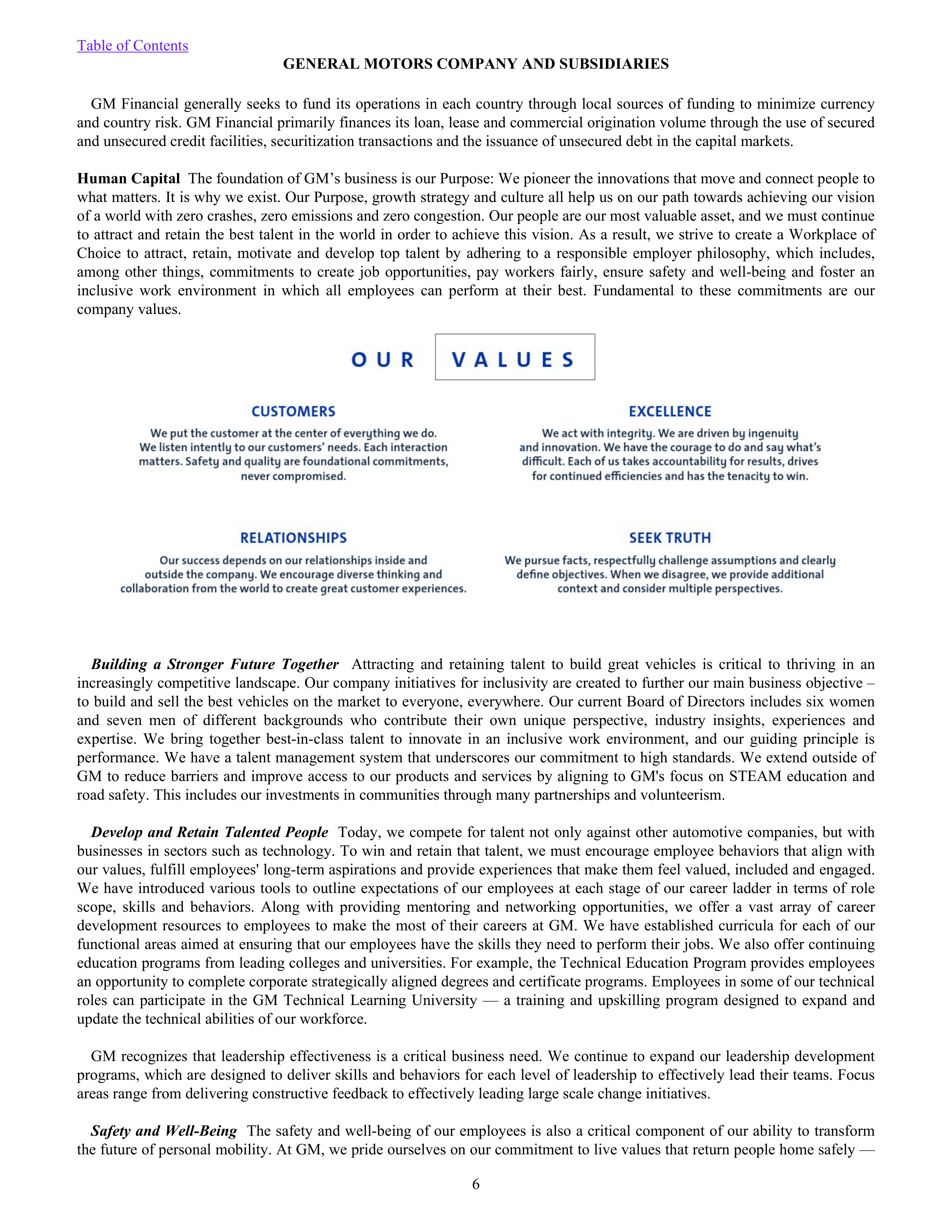 General Motors Annual Report — page 11