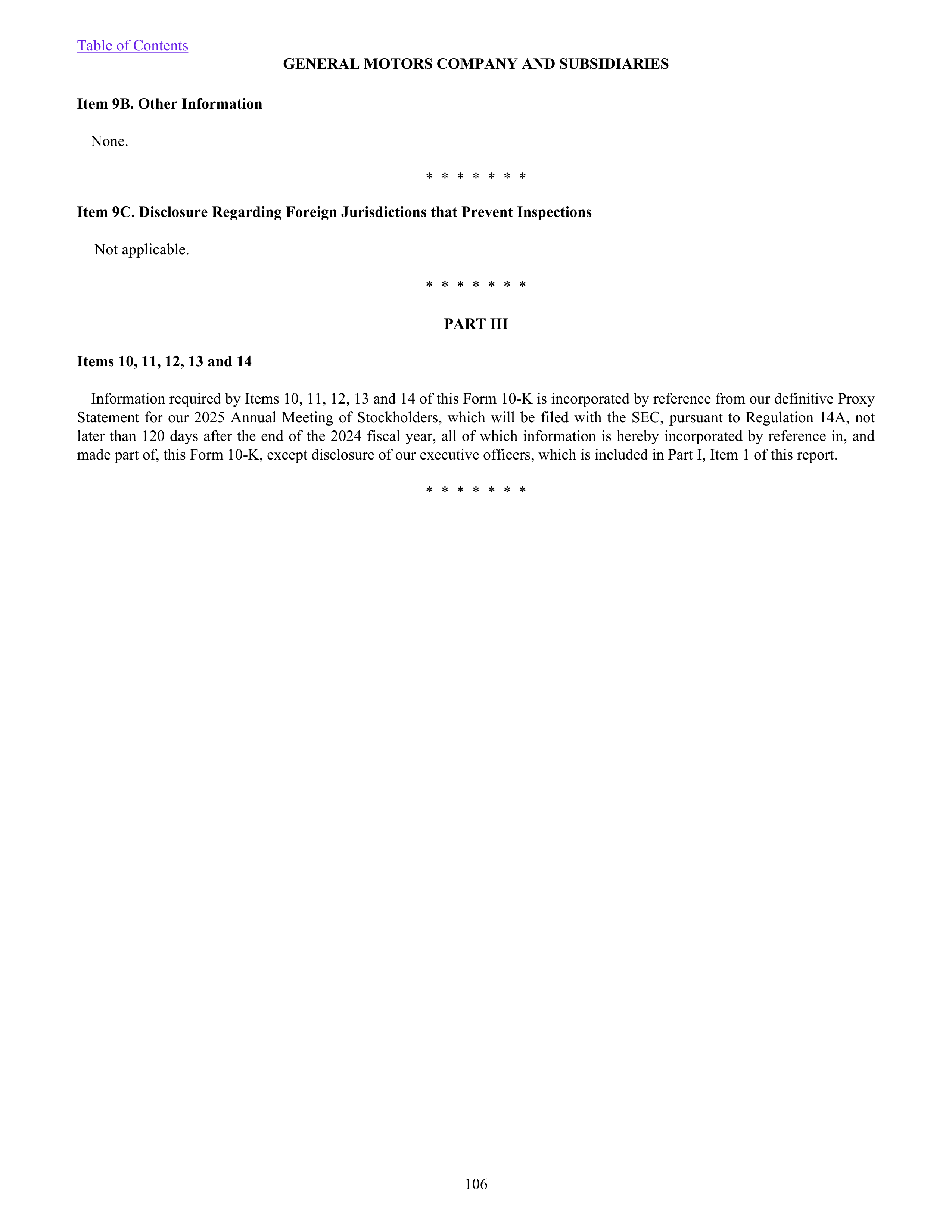 General Motors Annual Report — page 111