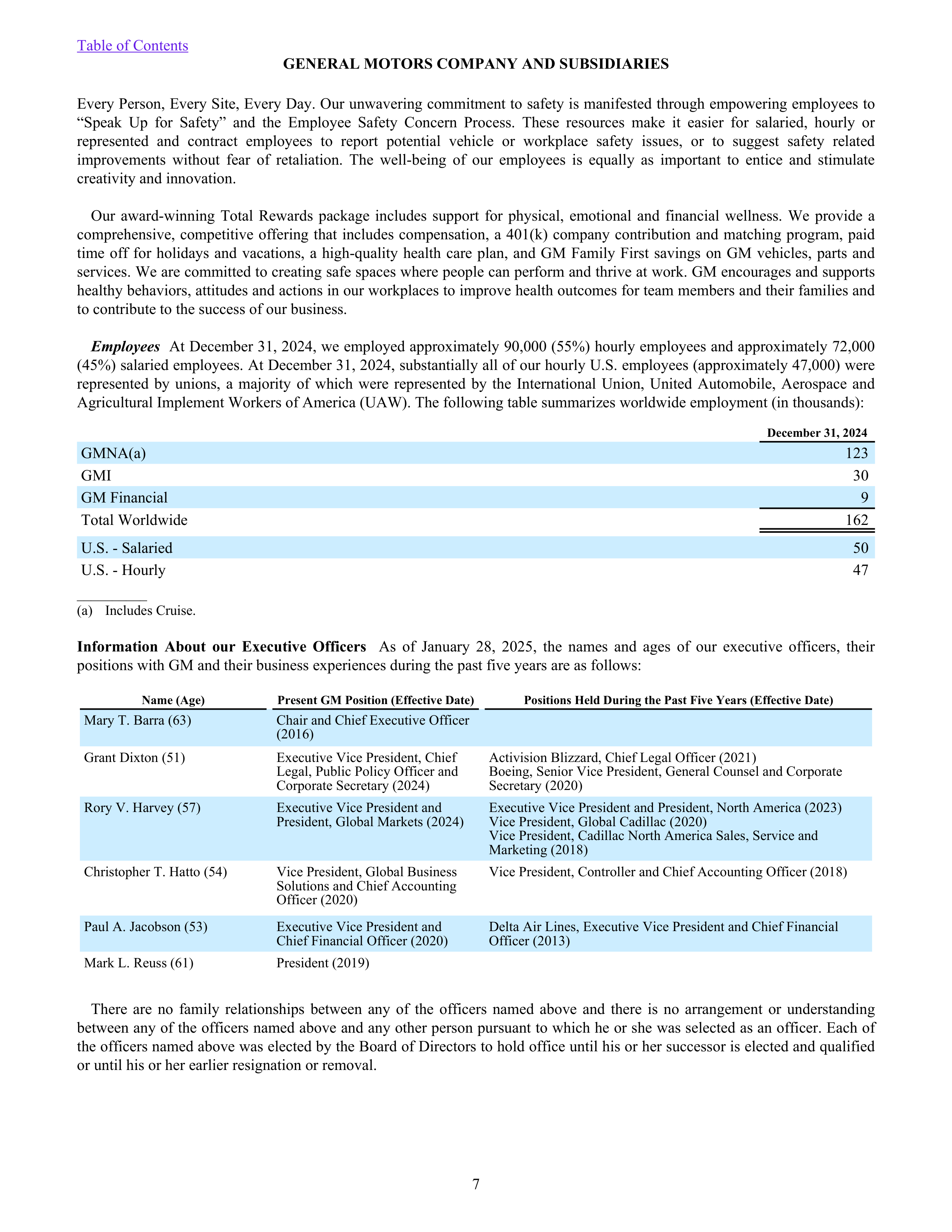 General Motors Annual Report — page 12