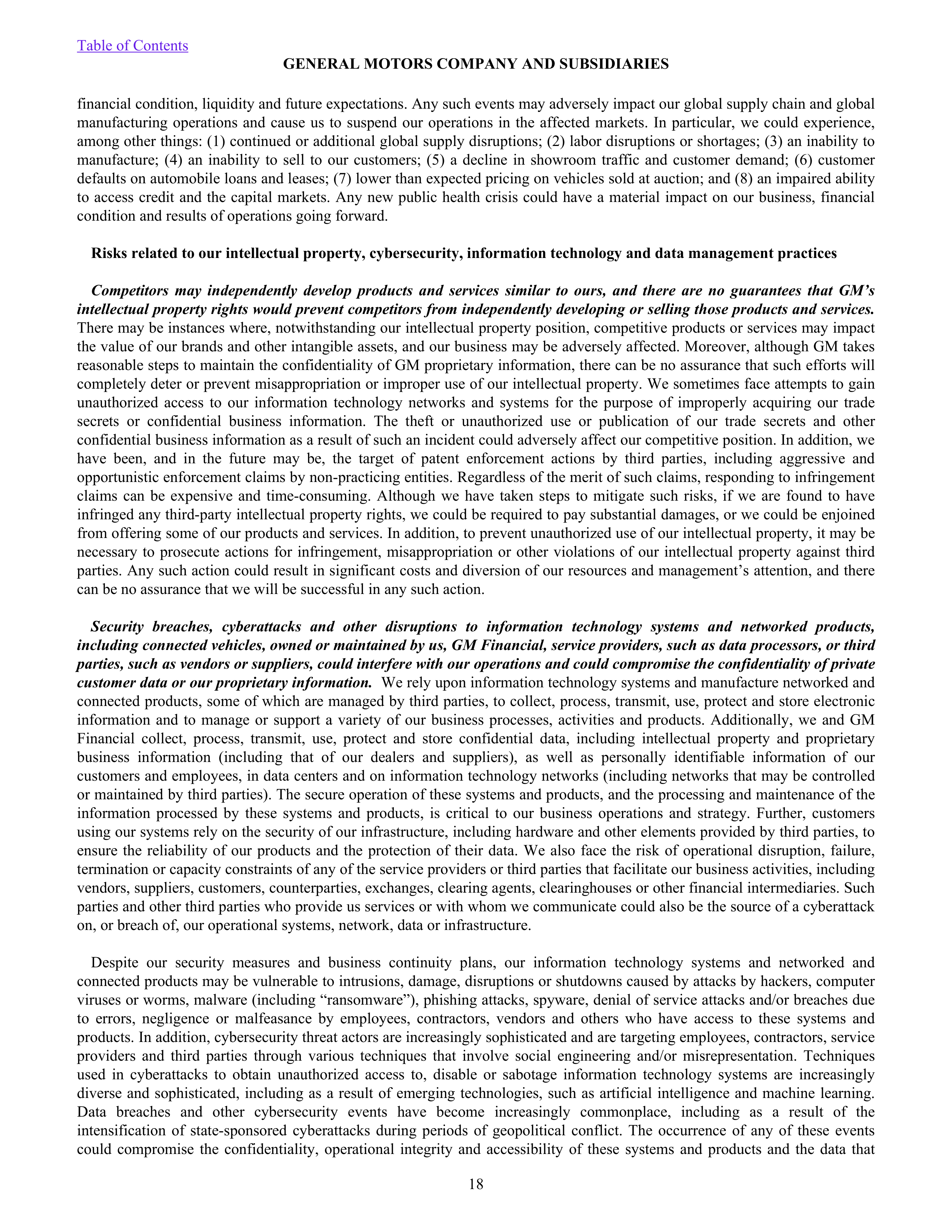 General Motors Annual Report — page 23