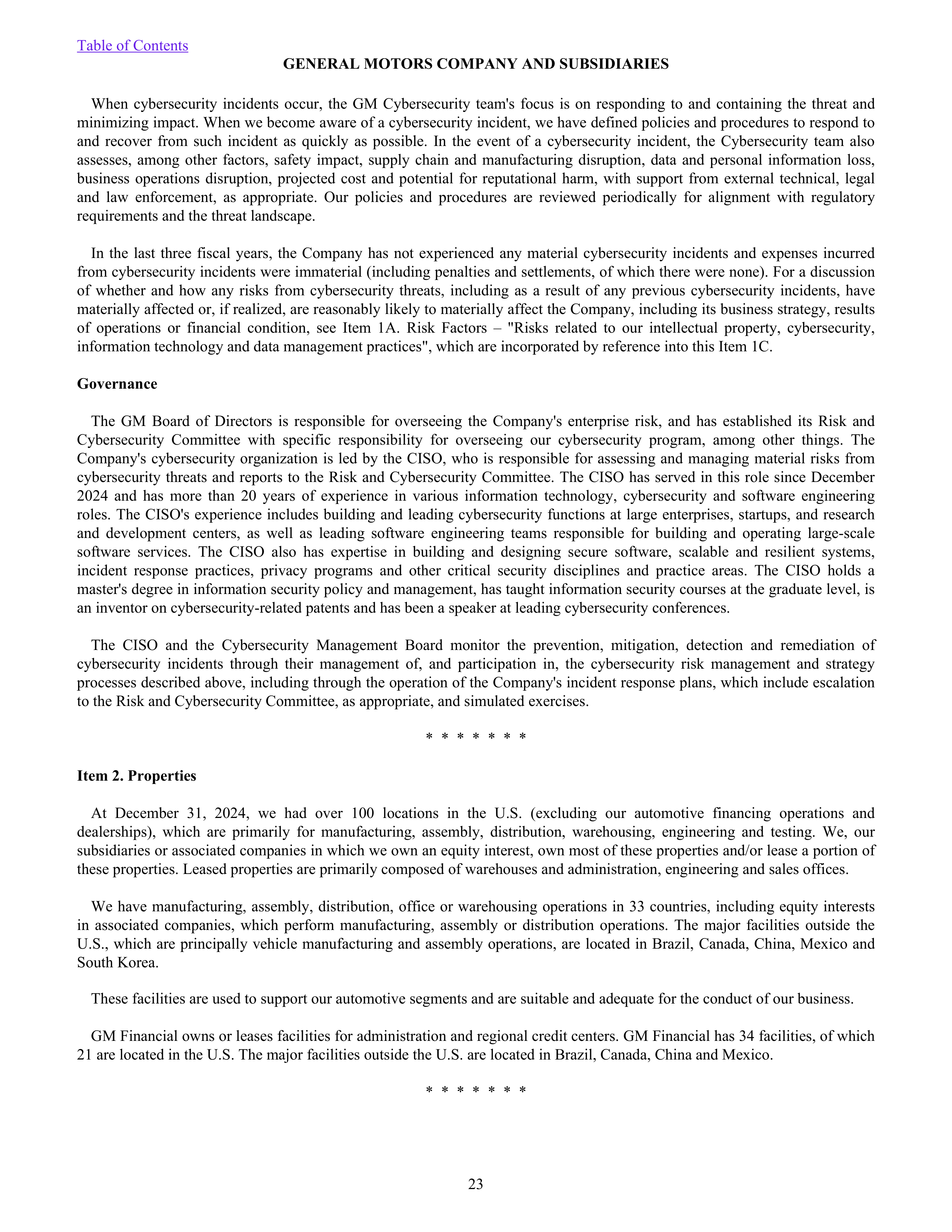 General Motors Annual Report — page 28