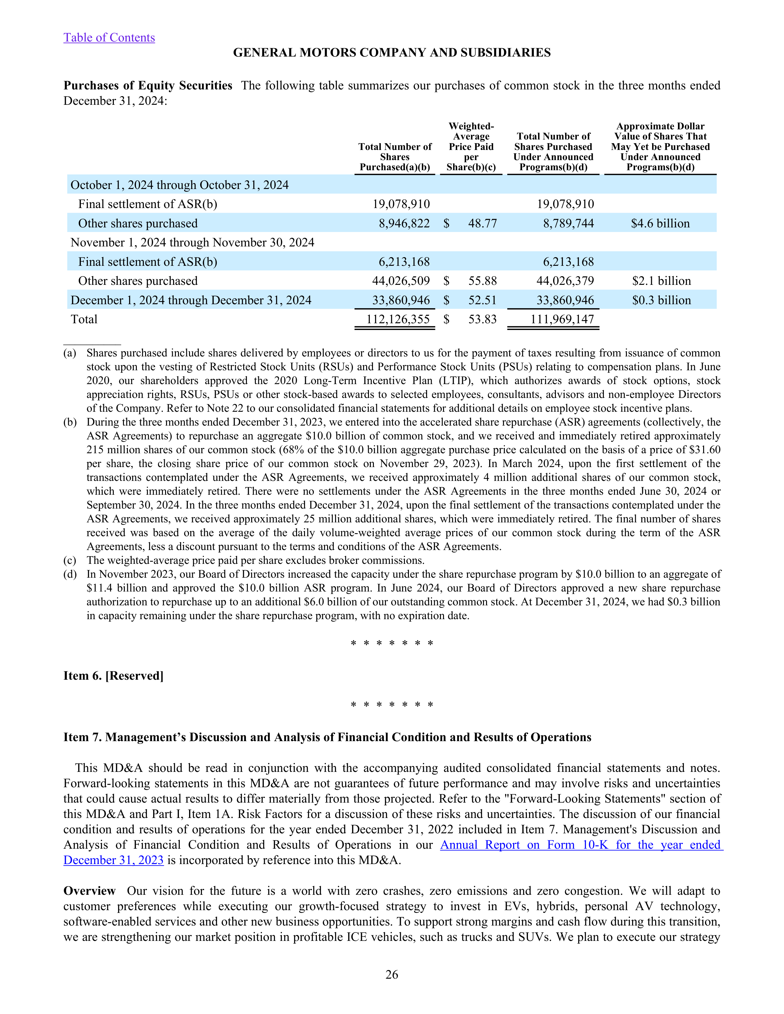 General Motors Annual Report — page 31